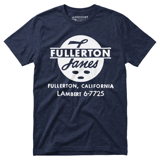 Fullerton Lanes - Fullerton, CA - Vintage Bowling Alley - Unisex T-Shirt