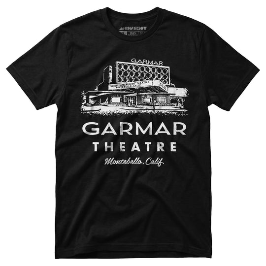 Garmar Theatre - Montebello, CA - Vintage Theatre - Unisex T-Shirt
