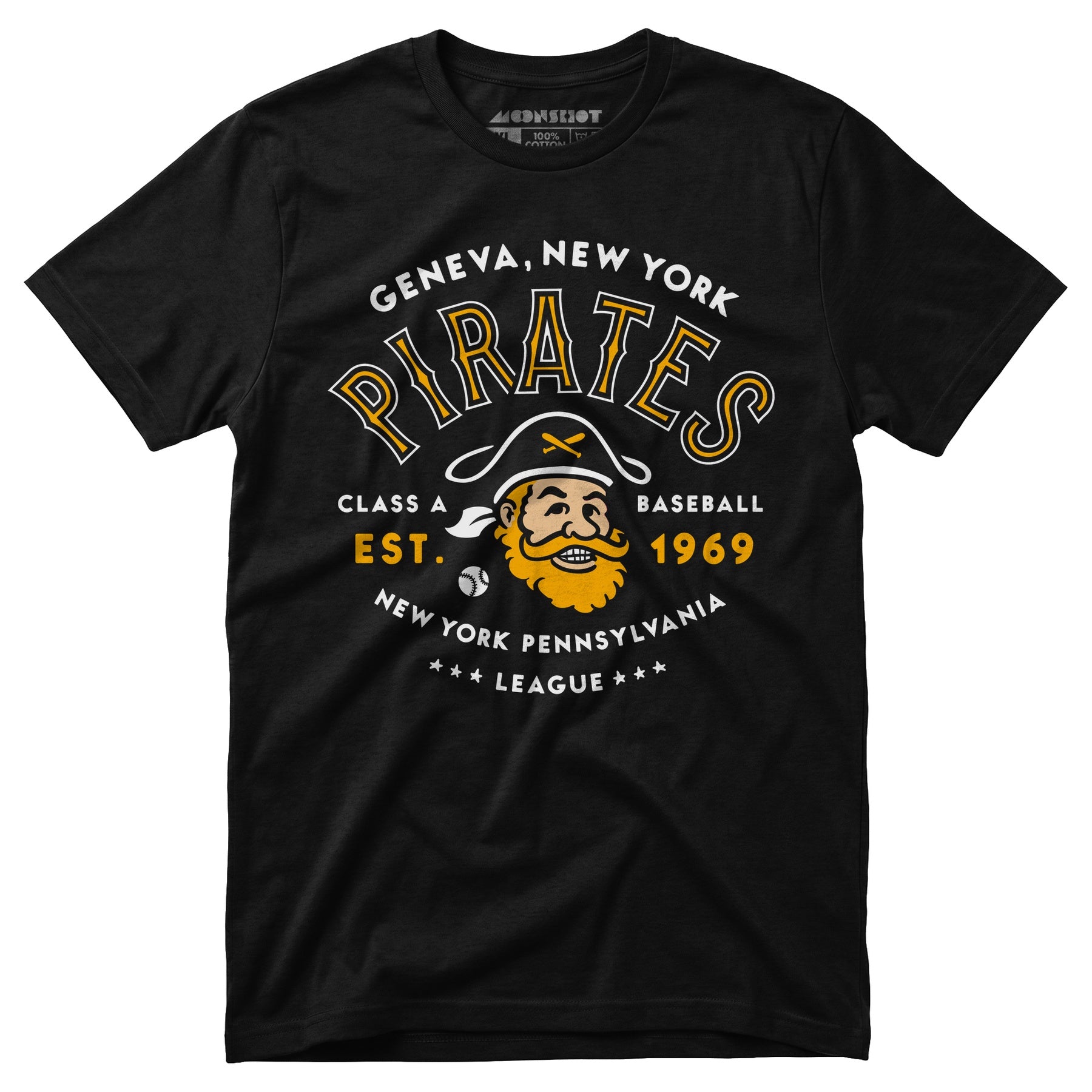 Geneva Pirates - New York - Vintage Defunct Baseball Teams - Unisex T-Shirt