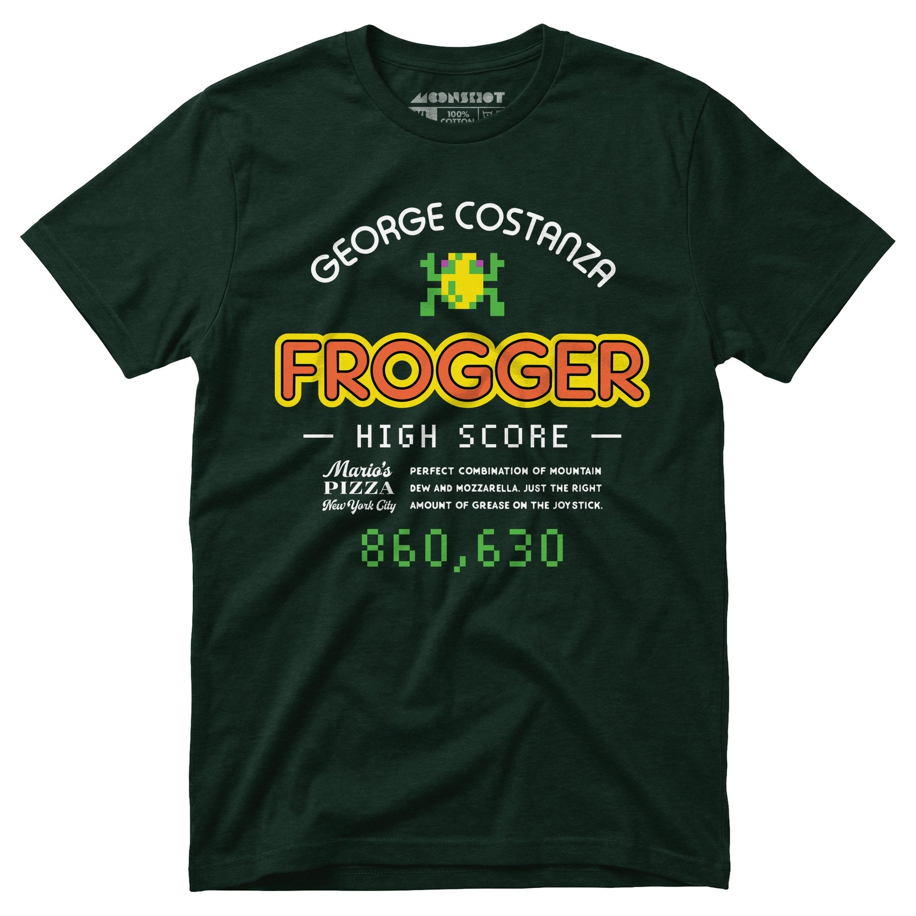 George Costanza Frogger High Score - Mario's Pizza - Unisex T-Shirt