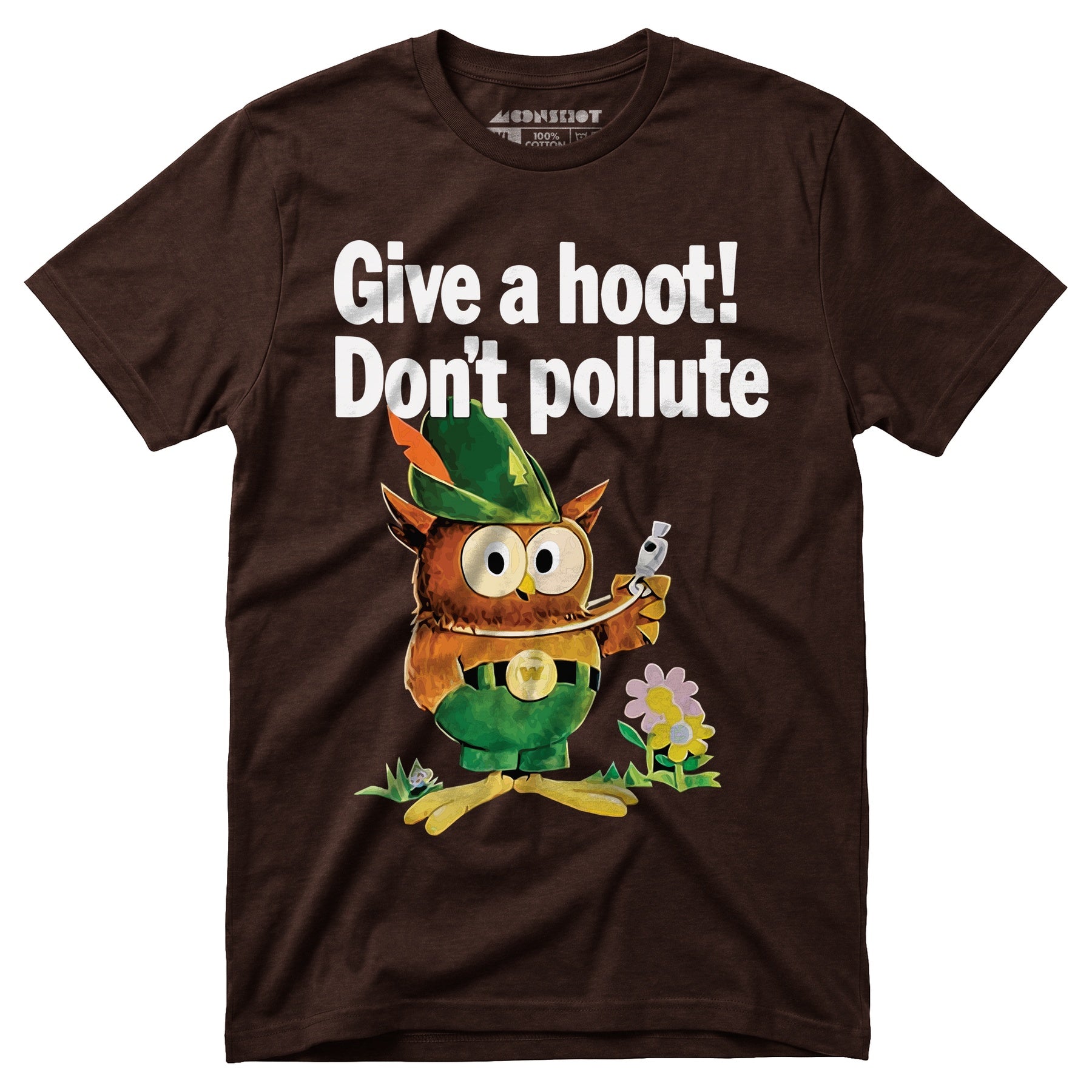 Give a Hoot Don't Pollute - Woodsy Owl Retro - Unisex T-Shirt