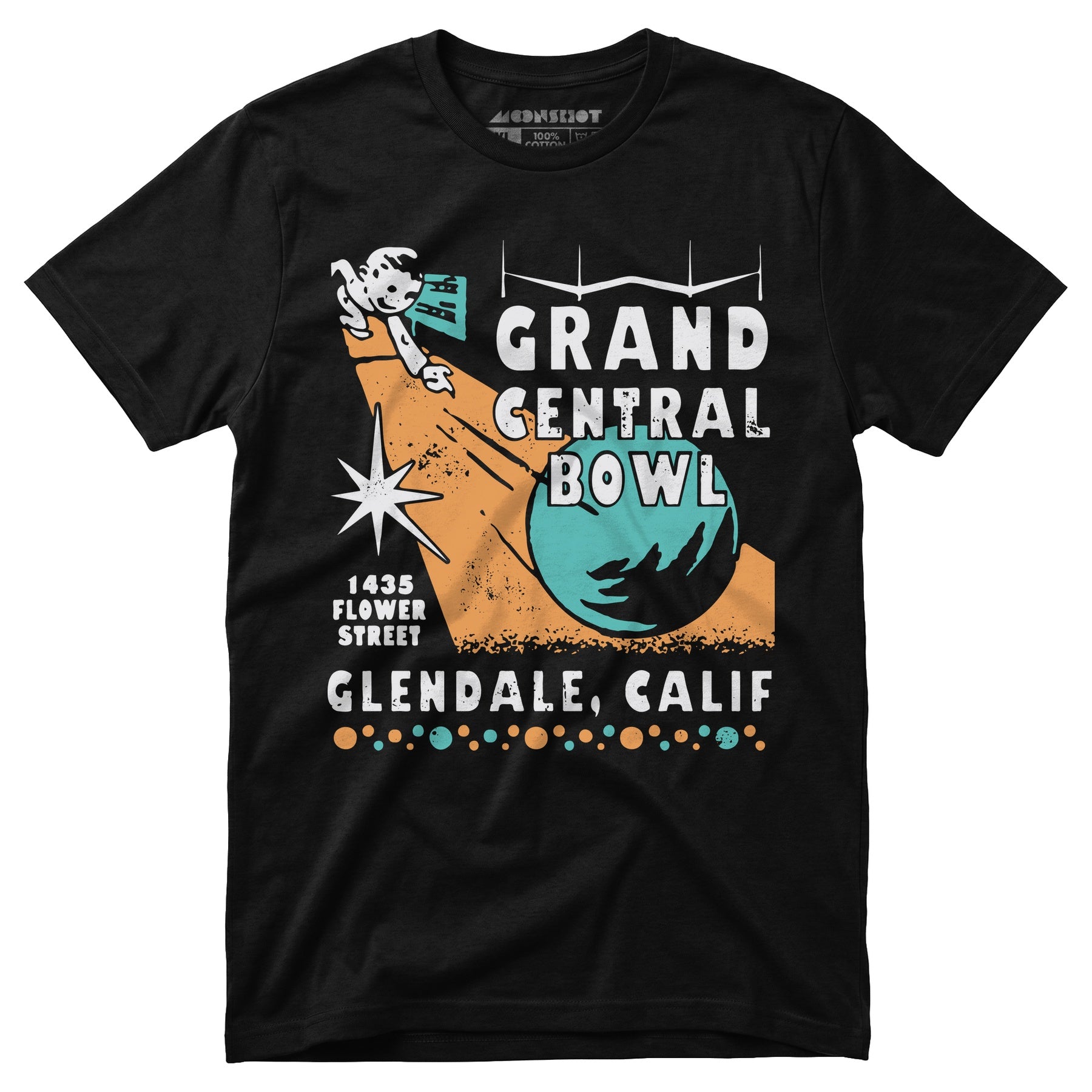 Grand Central Bowl - Glendale, CA - Vintage Bowling Alley - Unisex T-Shirt