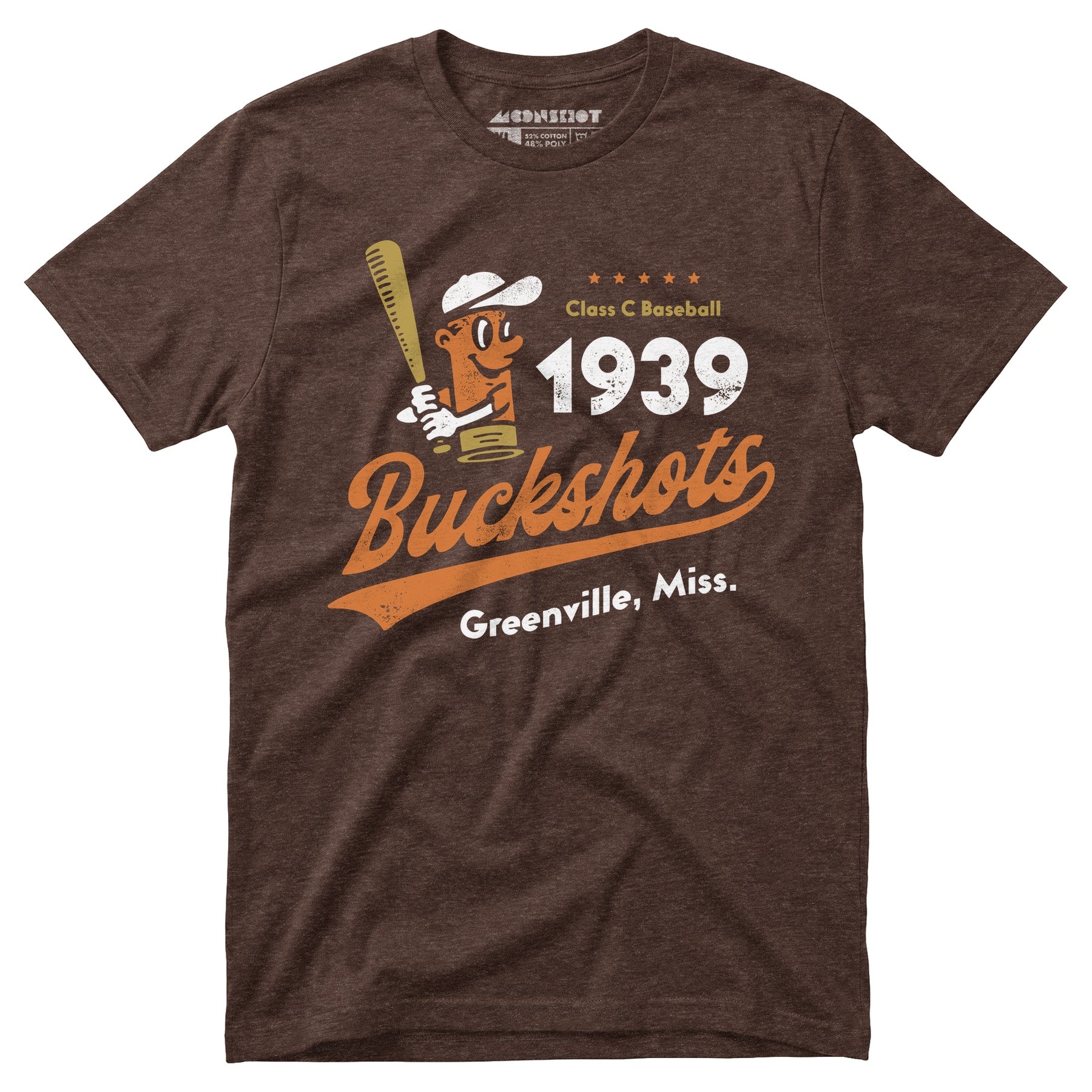 Greenville Buckshots - Mississippi - Vintage Defunct Baseball Teams - Unisex T-Shirt