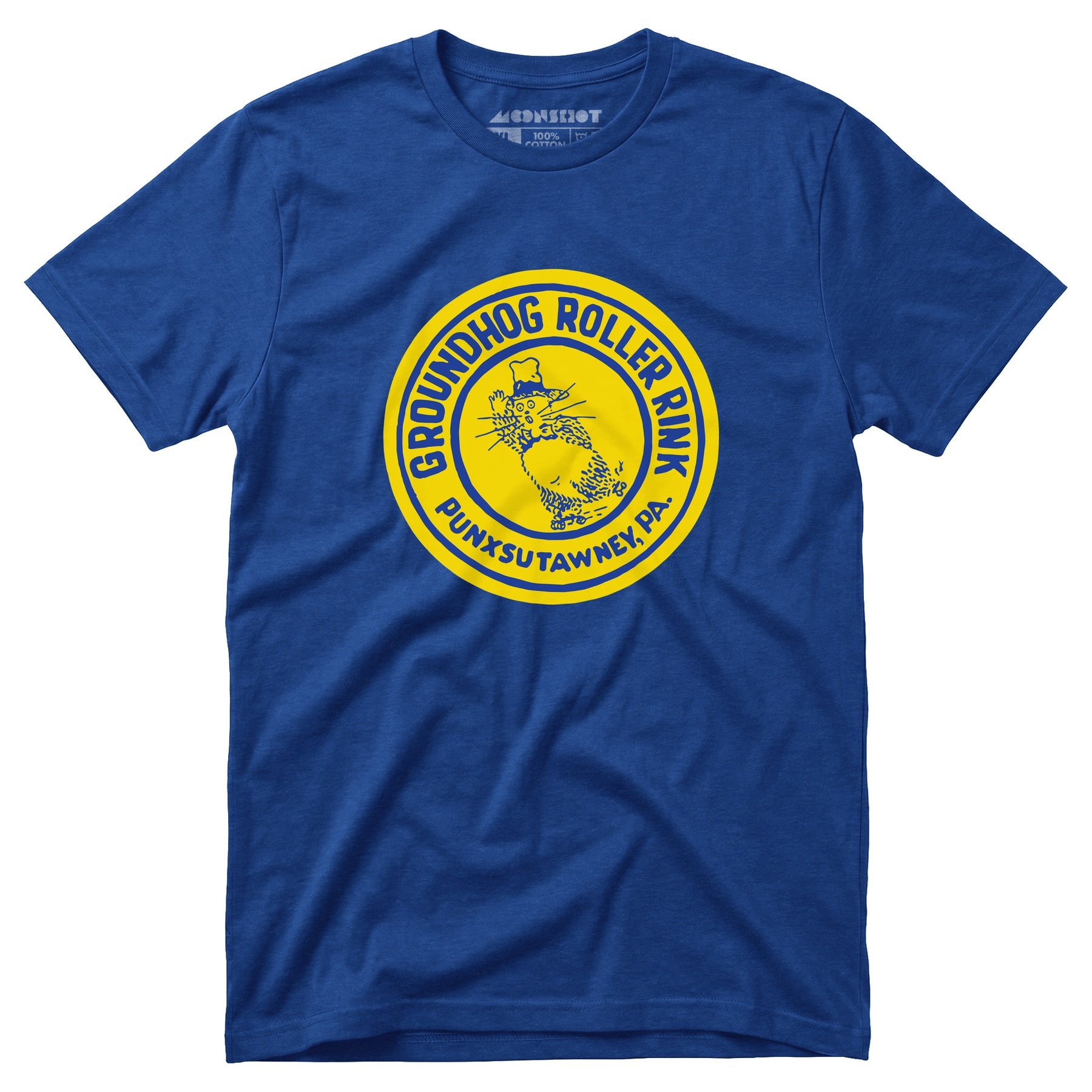Groundhog Roller Rink - Punxsutawney, PA - Vintage Roller Rink - Unisex T-Shirt
