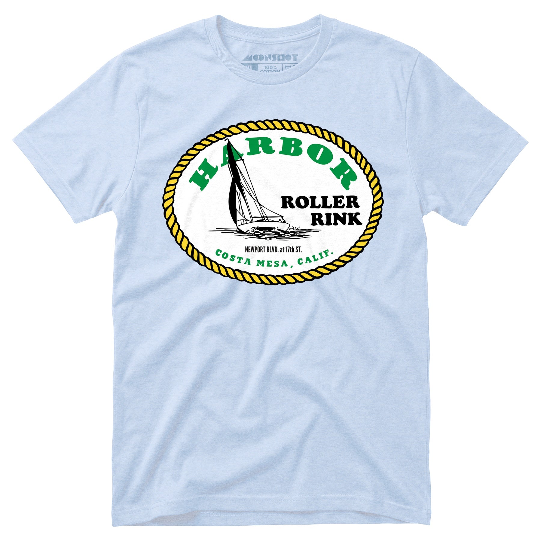 Harbor Roller Rink - Costa Mesa, CA - Vintage Roller Rink - Unisex T-Shirt