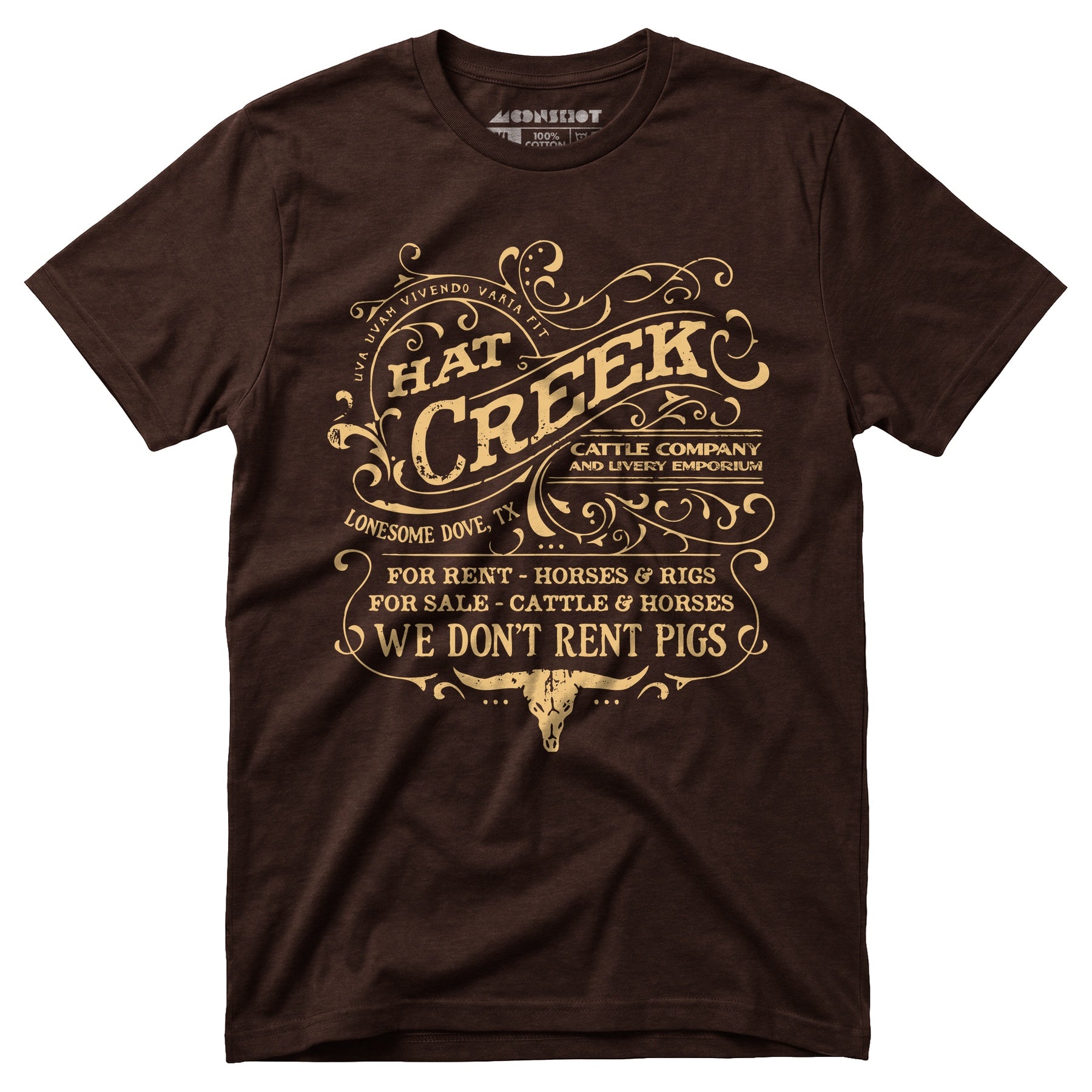 Hat Creek Cattle Company - Lonesome Dove, TX - Unisex T-Shirt