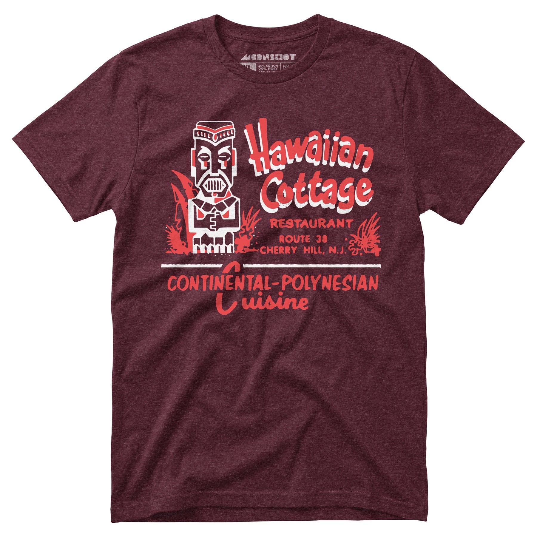 Hawaiian Cottage - Cherry Hill, NJ - Vintage Tiki Bar - Unisex T-Shirt