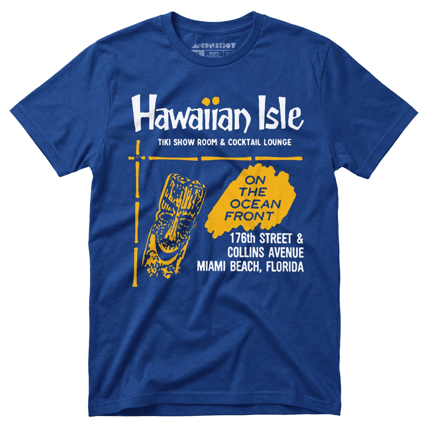 Hawaiian Isle - Miami Beach, FL - Vintage Tiki Bar - Unisex T-Shirt