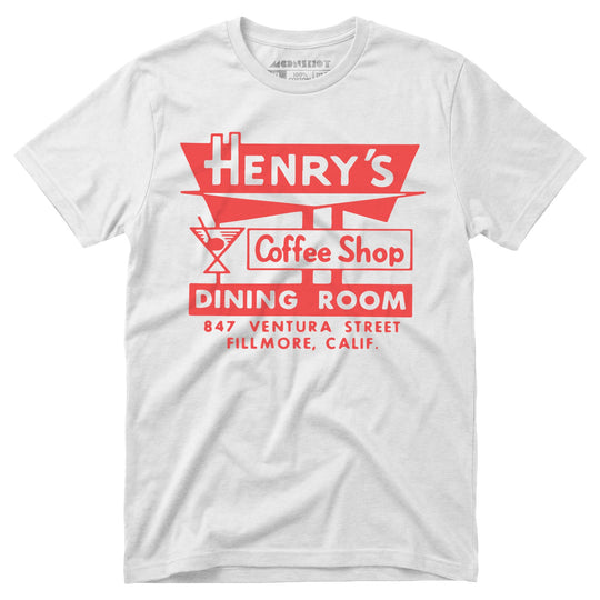 Henry's - Fillmore, CA - Vintage Restaurant - Unisex T-Shirt