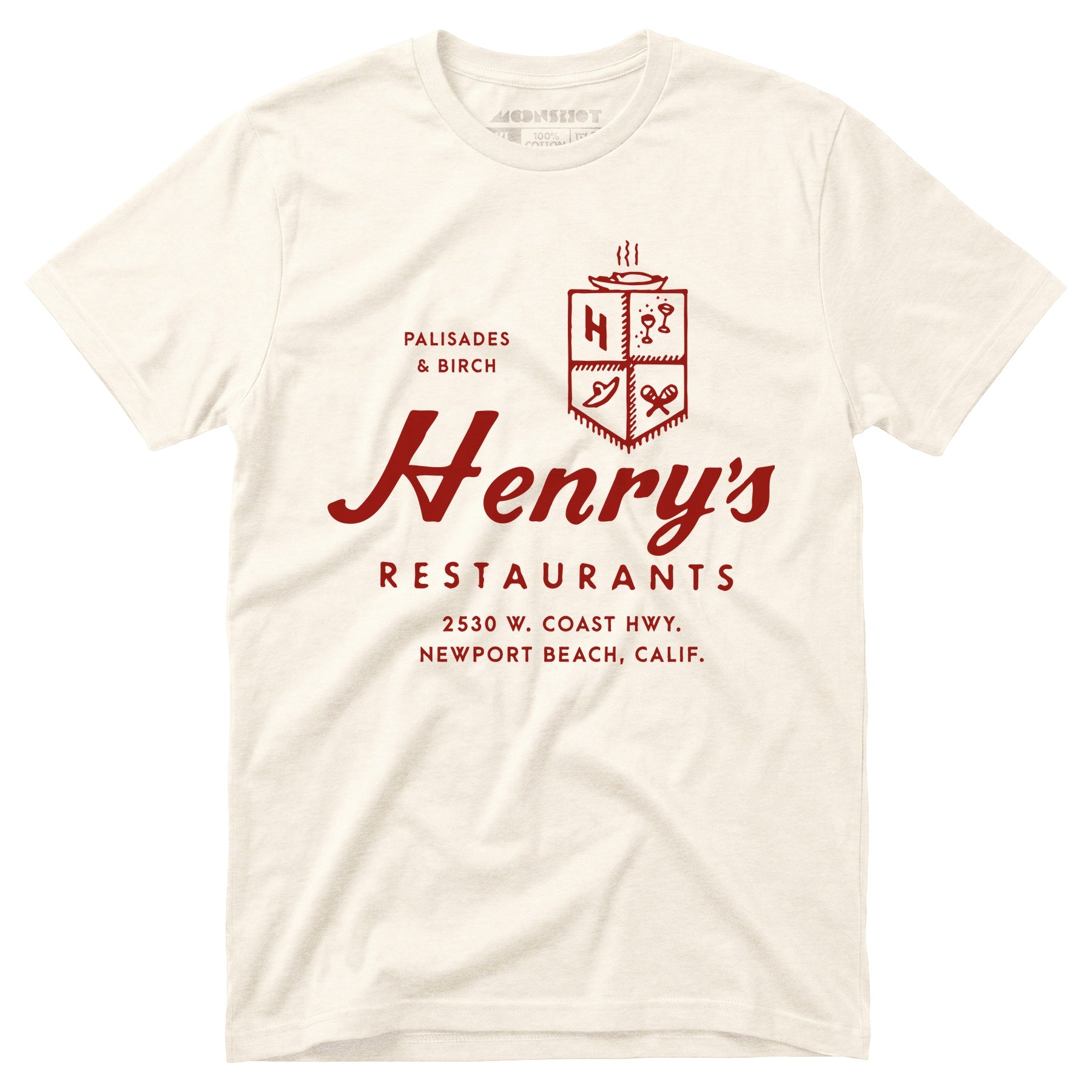 Henry's - Newport Beach, CA - Vintage Restaurant - Unisex T-Shirt