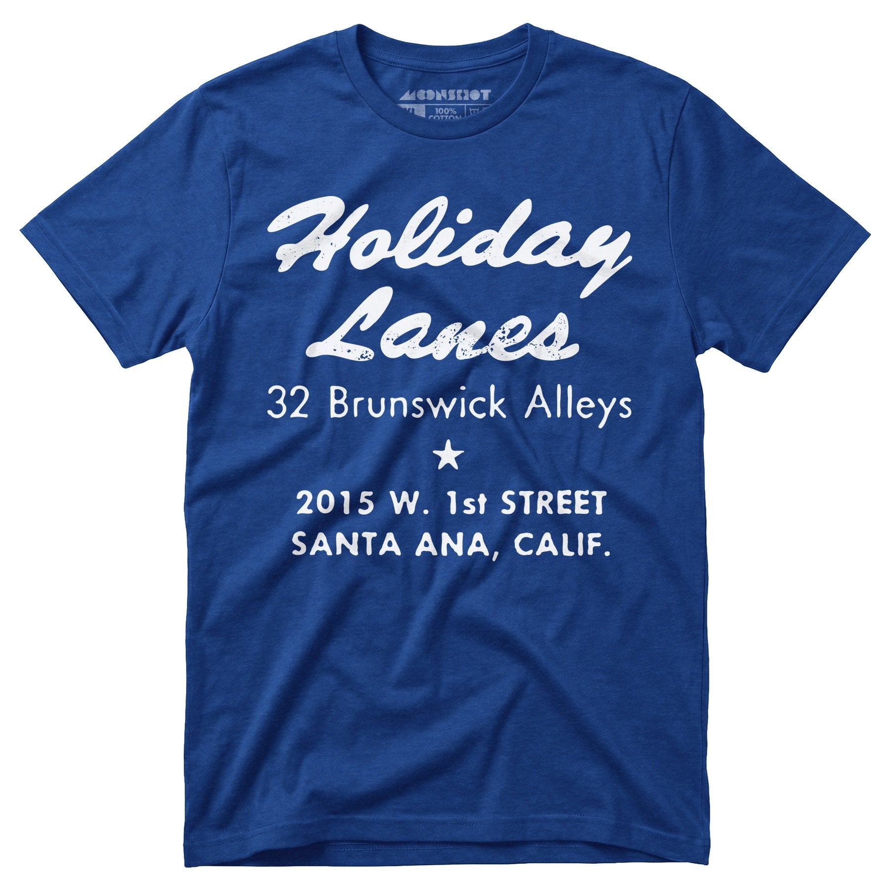Holiday Lanes - Santa Ana, CA - Vintage Bowling Alley - Unisex T-Shirt