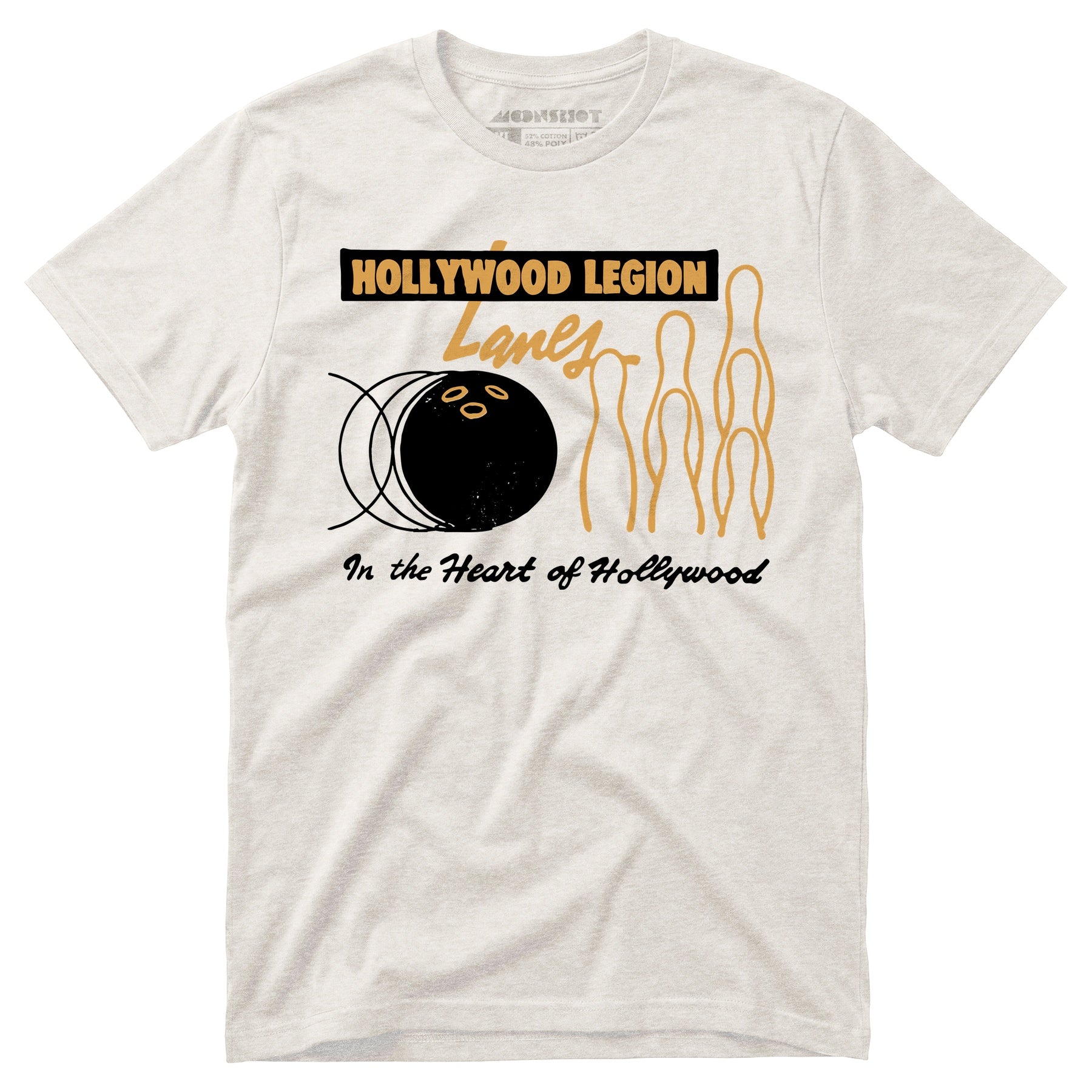 Hollywood Legion Lanes - Hollywood, CA - Vintage Bowling Alley - Unisex T-Shirt