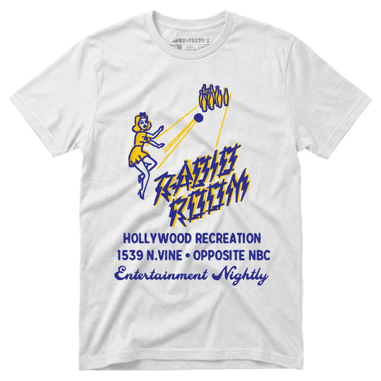 Hollywood Recreation Center - Hollywood, CA - Vintage Bowling Alley - Unisex T-Shirt