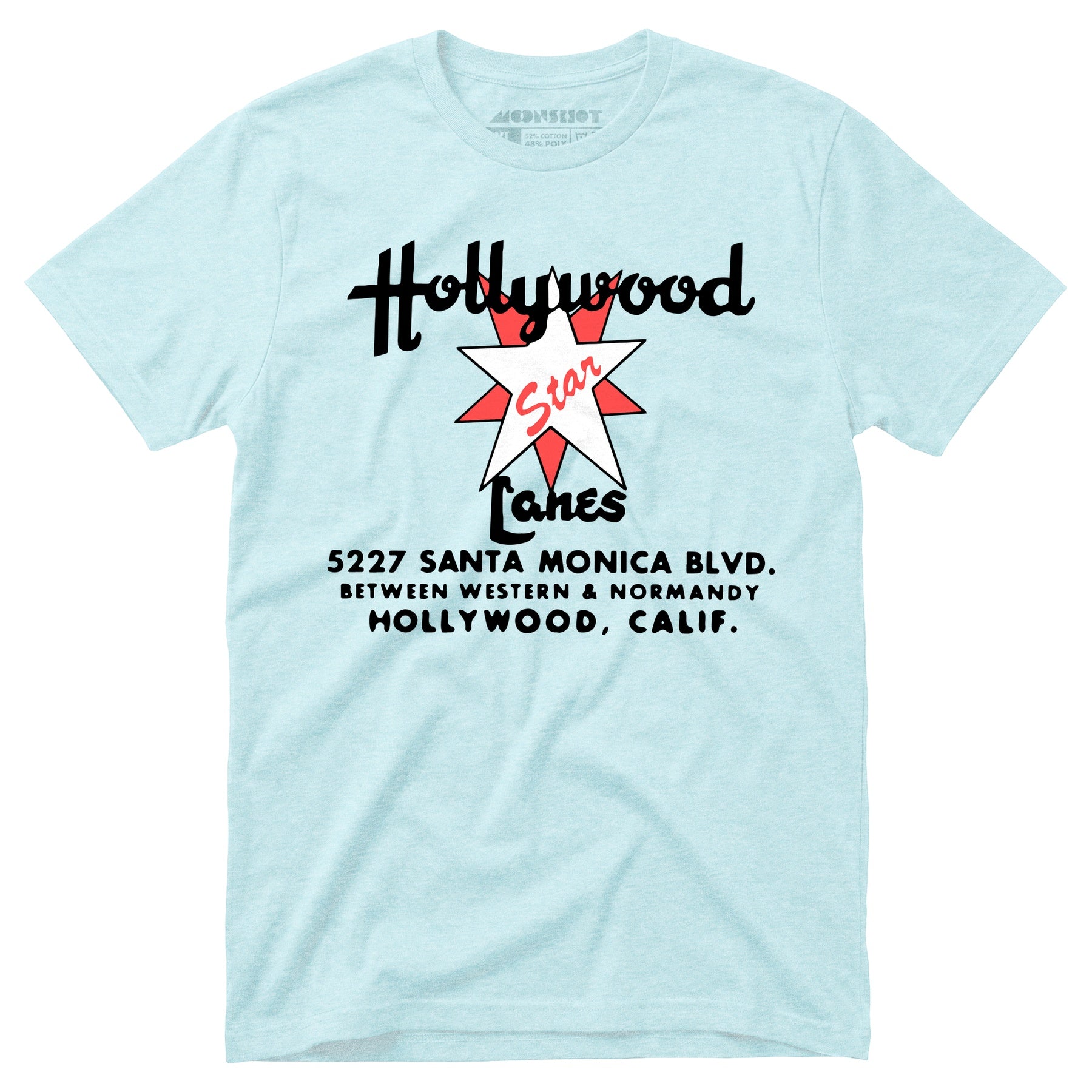 Hollywood Star Lanes v2 - Los Angeles, CA - Vintage Bowling Alley - Unisex T-Shirt