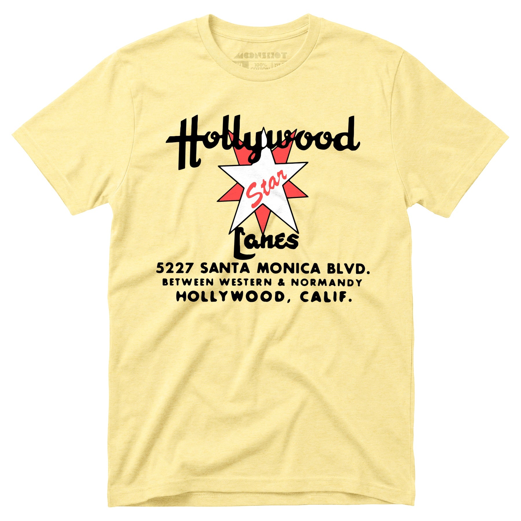 Hollywood Star Lanes v2 - Los Angeles, CA - Vintage Bowling Alley - Unisex T-Shirt
