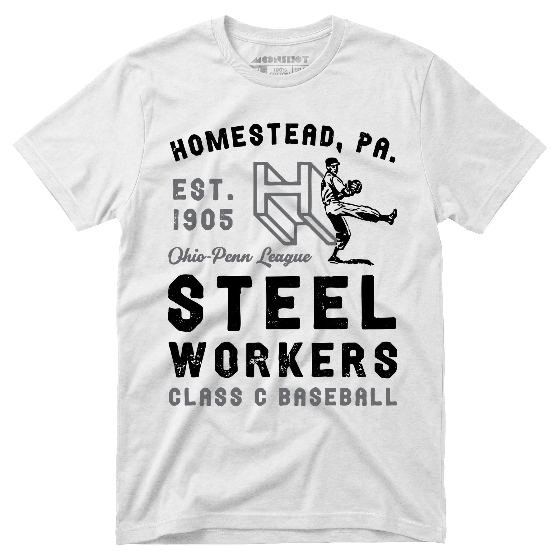 Homestead Steel Workers - Pennsylvania - Vintage Defunct Baseball Teams - Unisex T-Shirt