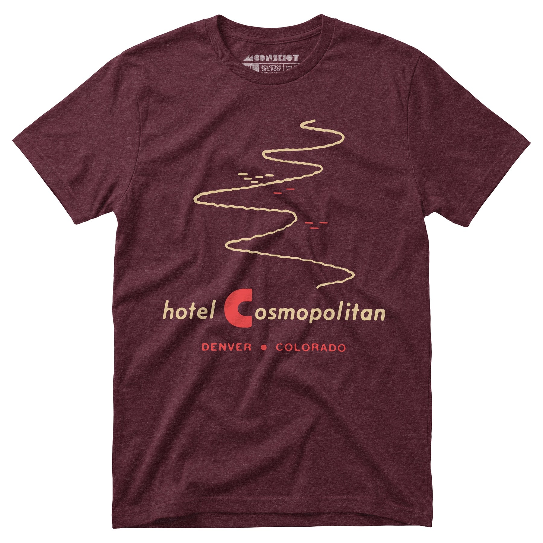 Hotel Cosmopolitan - Denver, CO - Vintage Hotel - Unisex T-Shirt