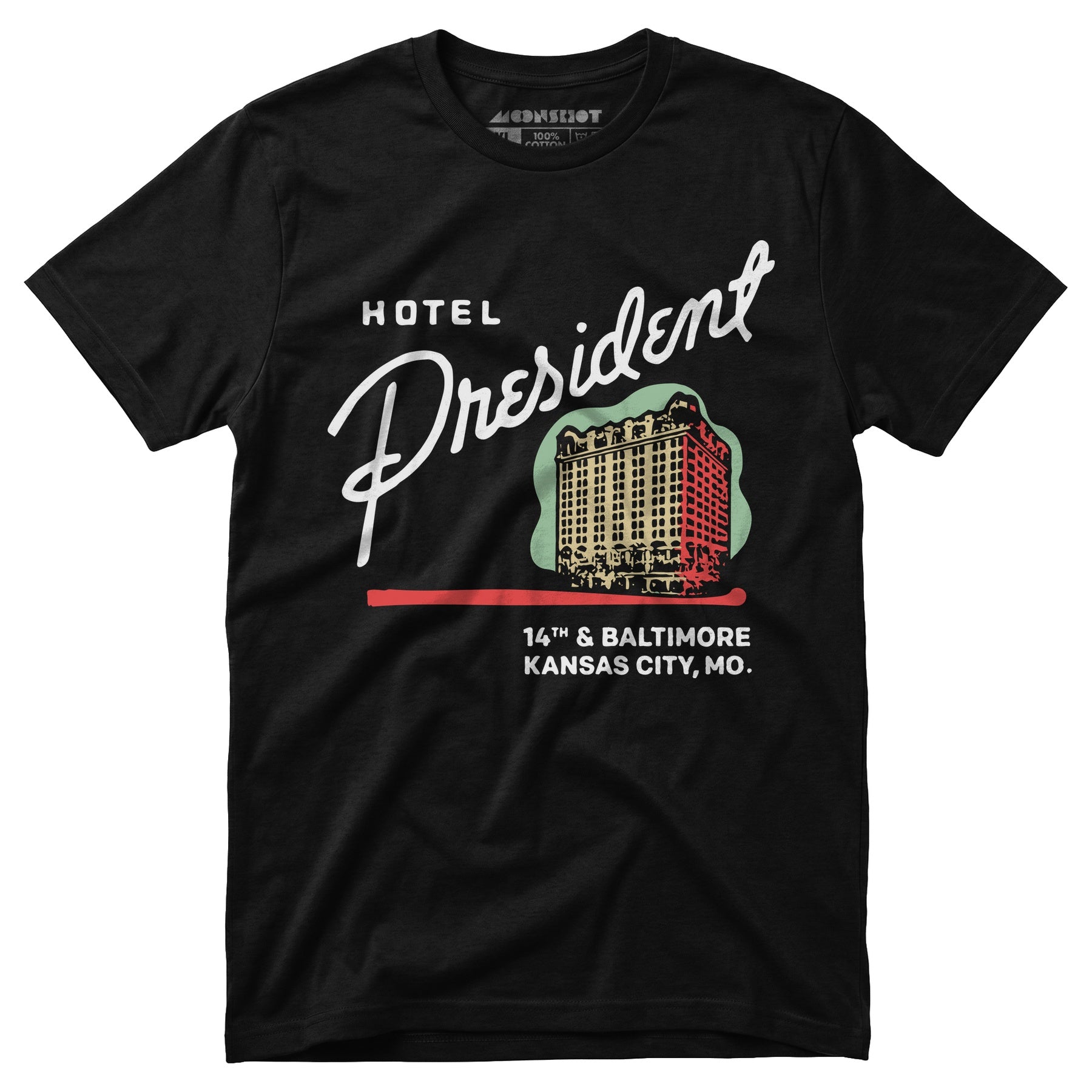 Hotel President - Kansas City, MO - Vintage Hotel - Unisex T-Shirt