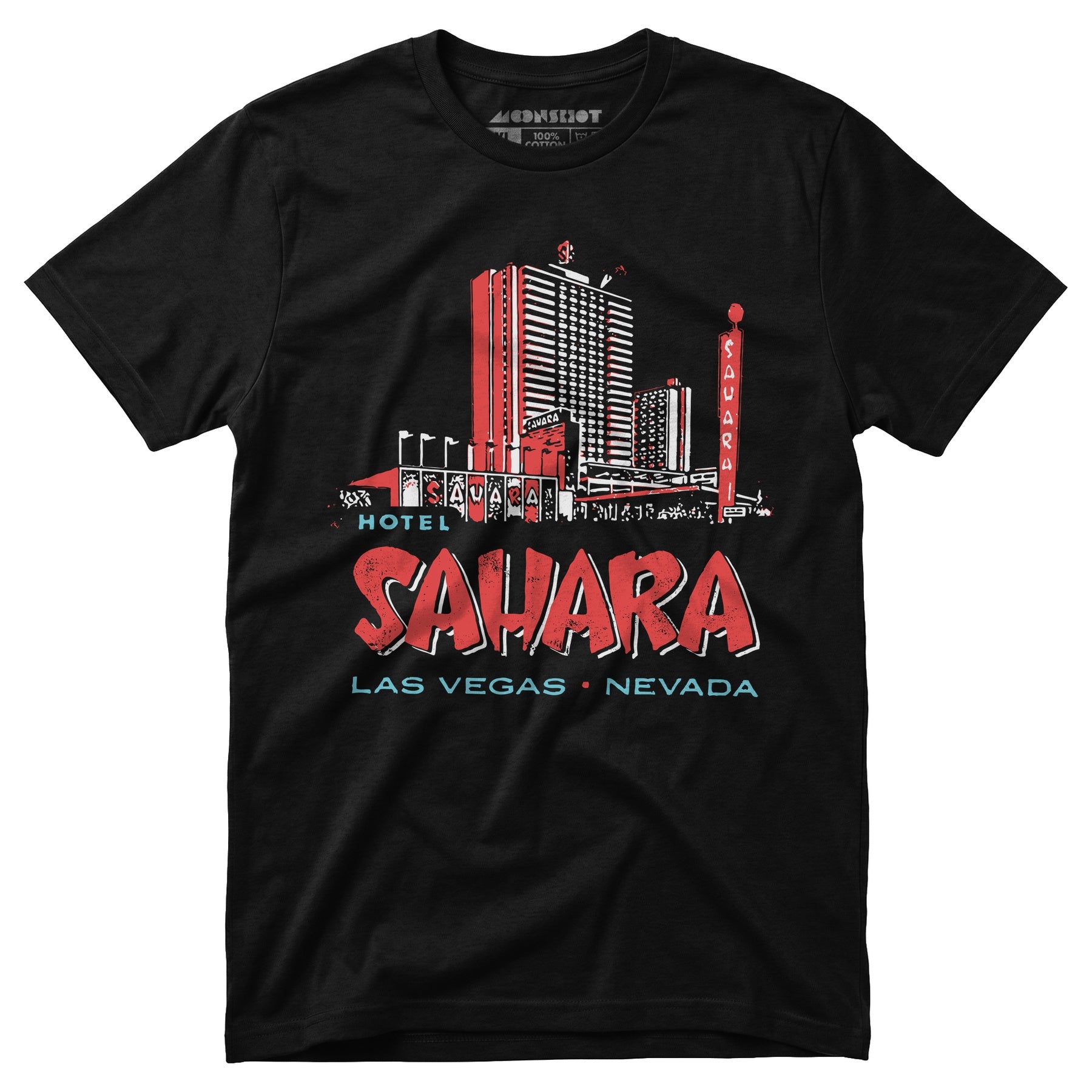 Hotel Sahara Exterior - Vintage Las Vegas - Unisex T-Shirt