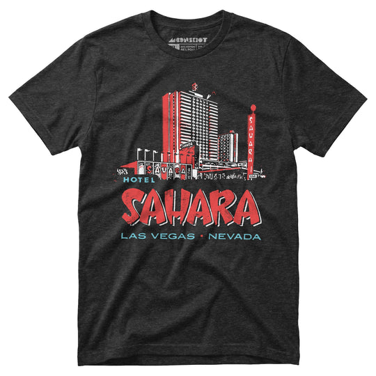 Hotel Sahara Exterior - Vintage Las Vegas - Unisex T-Shirt
