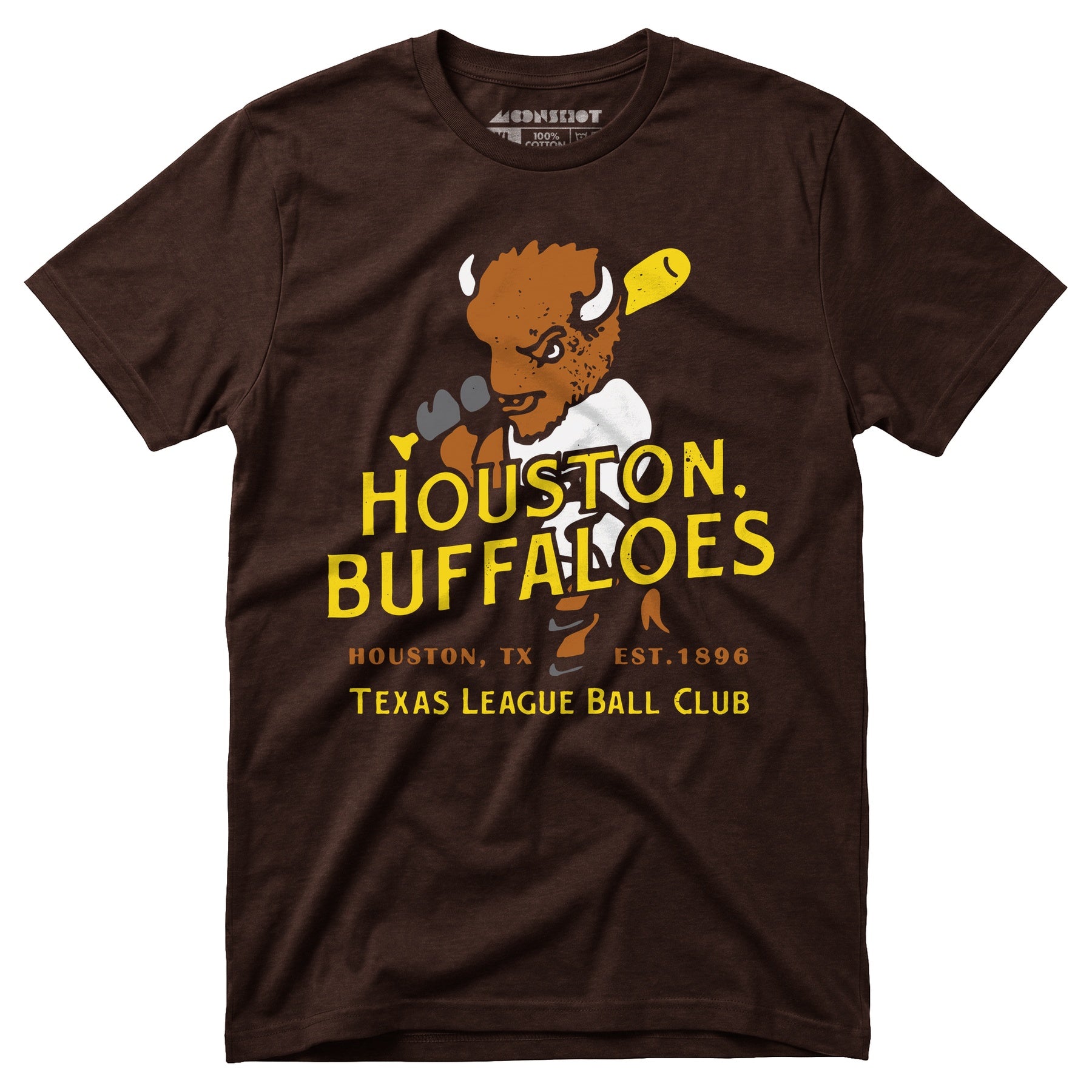 Houston Buffaloes - Texas - Vintage Defunct Baseball Teams - Unisex T-Shirt