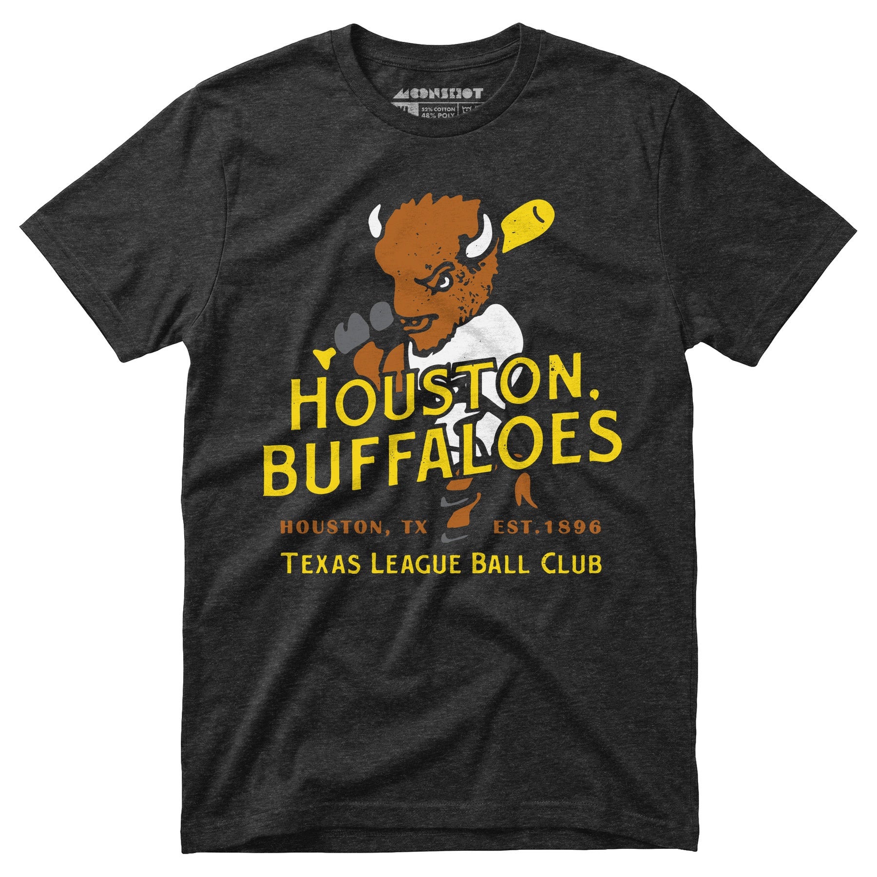 Houston Buffaloes - Texas - Vintage Defunct Baseball Teams - Unisex T-Shirt
