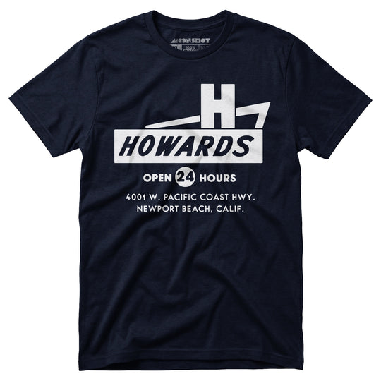 Howard's - Newport Beach, CA - Vintage Restaurant - Unisex T-Shirt