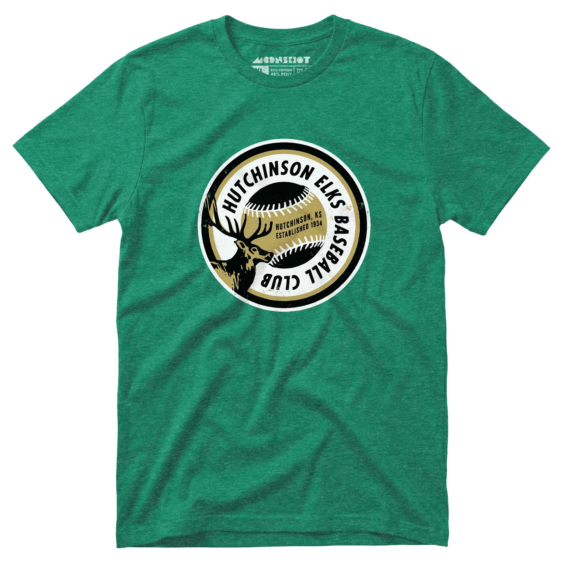 Hutchinson Elks - Kansas - Vintage Defunct Baseball Teams - Unisex T-Shirt