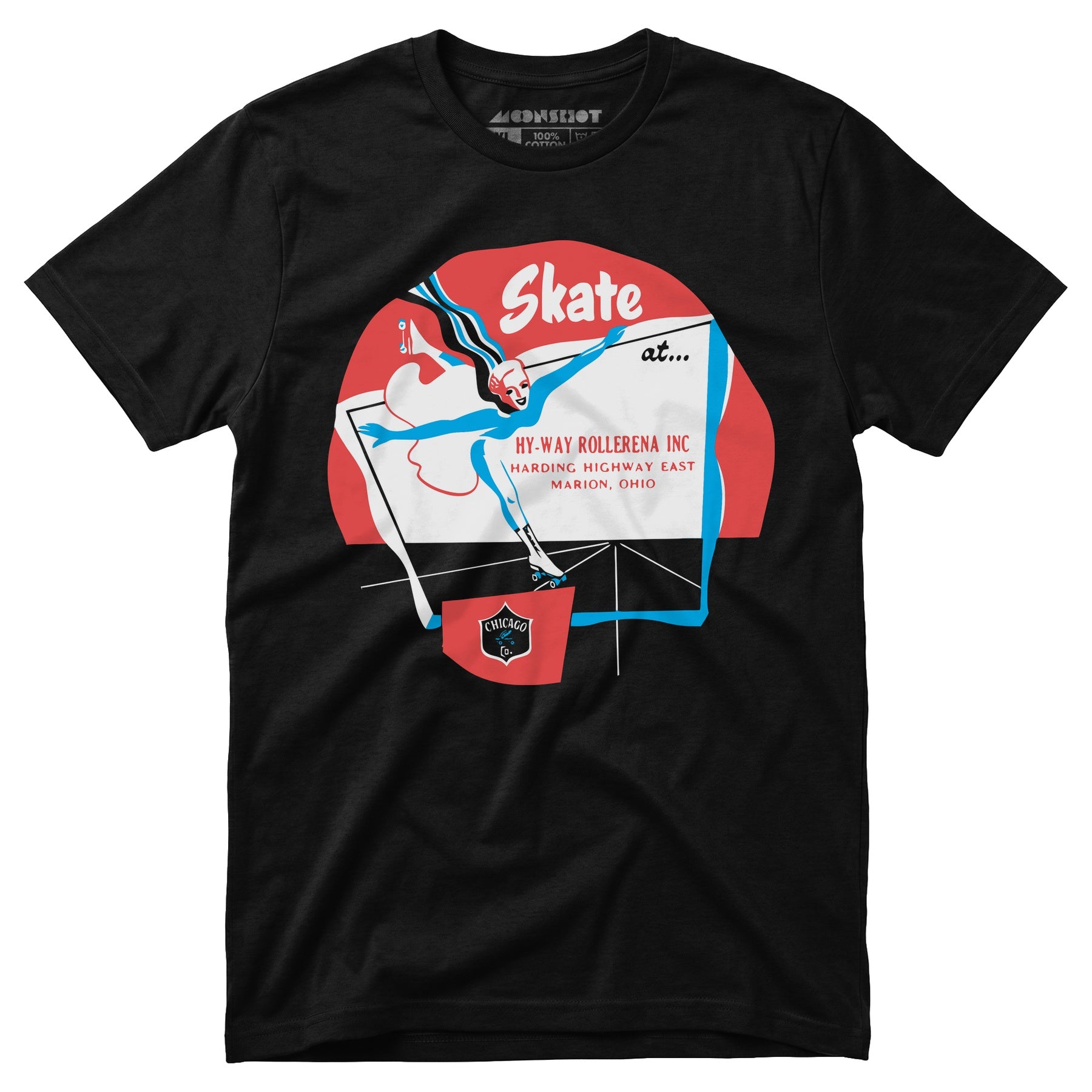 Hy-Way Rollerena - Marion, OH - Vintage Roller Rink - Unisex T-Shirt