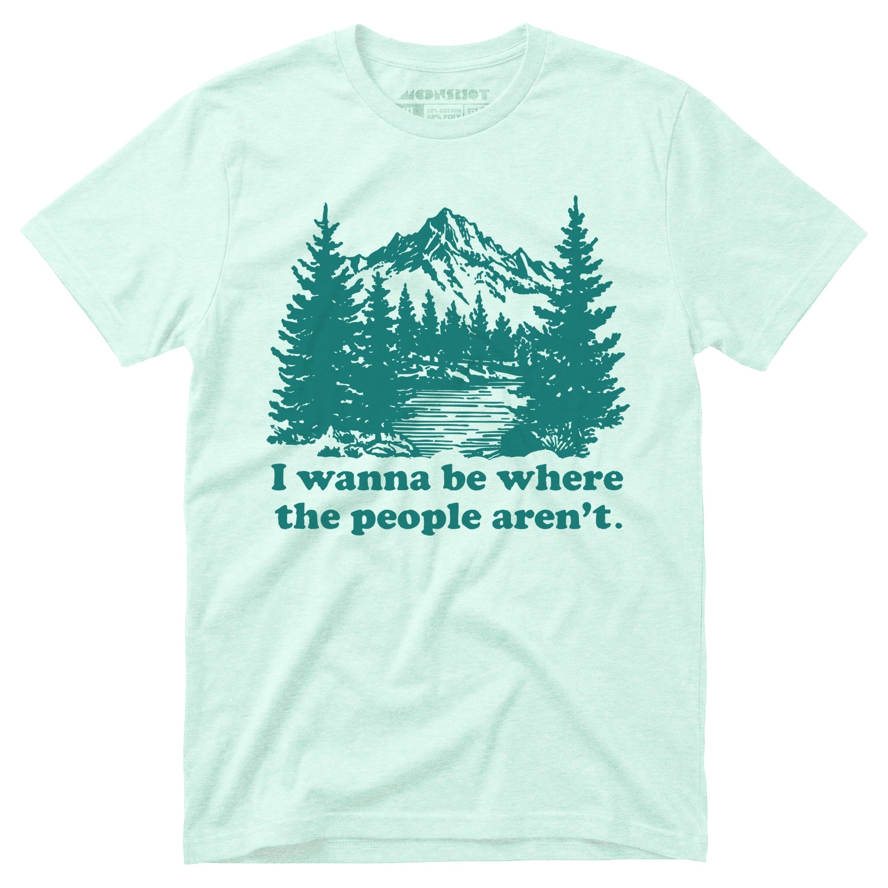I Wanna Be Where the People Aren't - Unisex T-Shirt