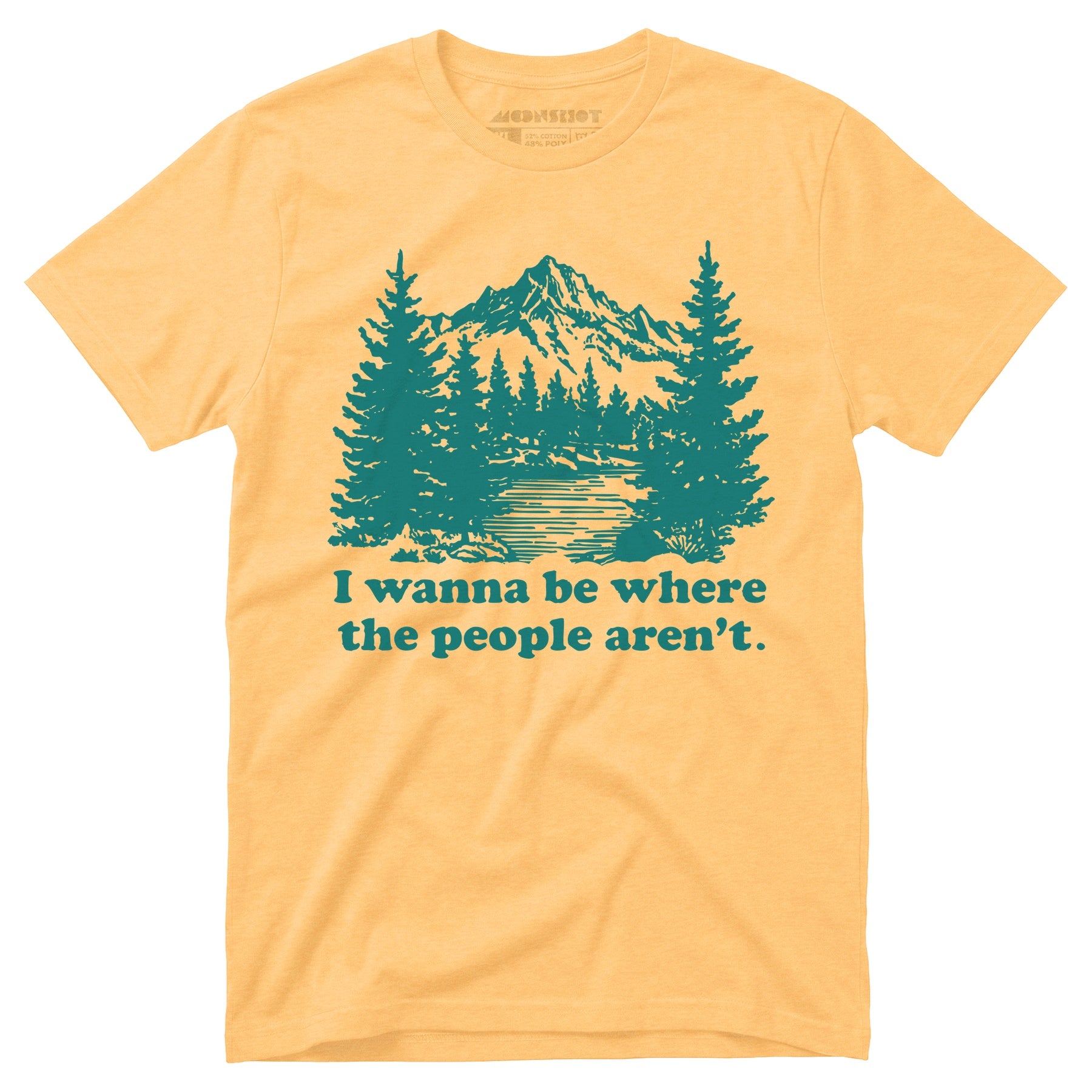 I Wanna Be Where the People Aren't - Unisex T-Shirt