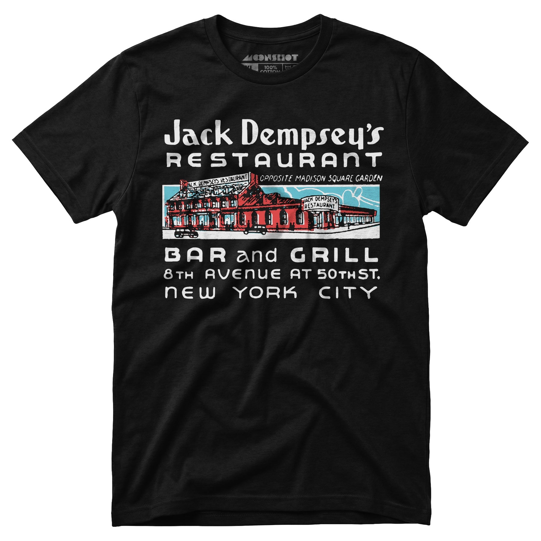 Jack Dempsey's v2 - Manhattan, NY - Vintage Restaurant - Unisex T-Shirt