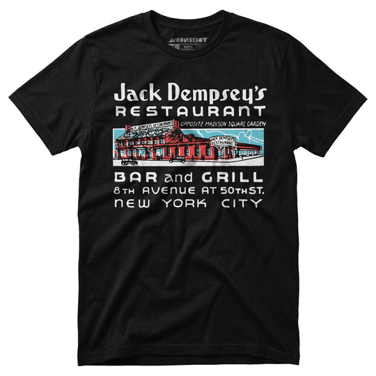 Jack Dempsey's v2 - Manhattan, NY - Vintage Restaurant - Unisex T-Shirt