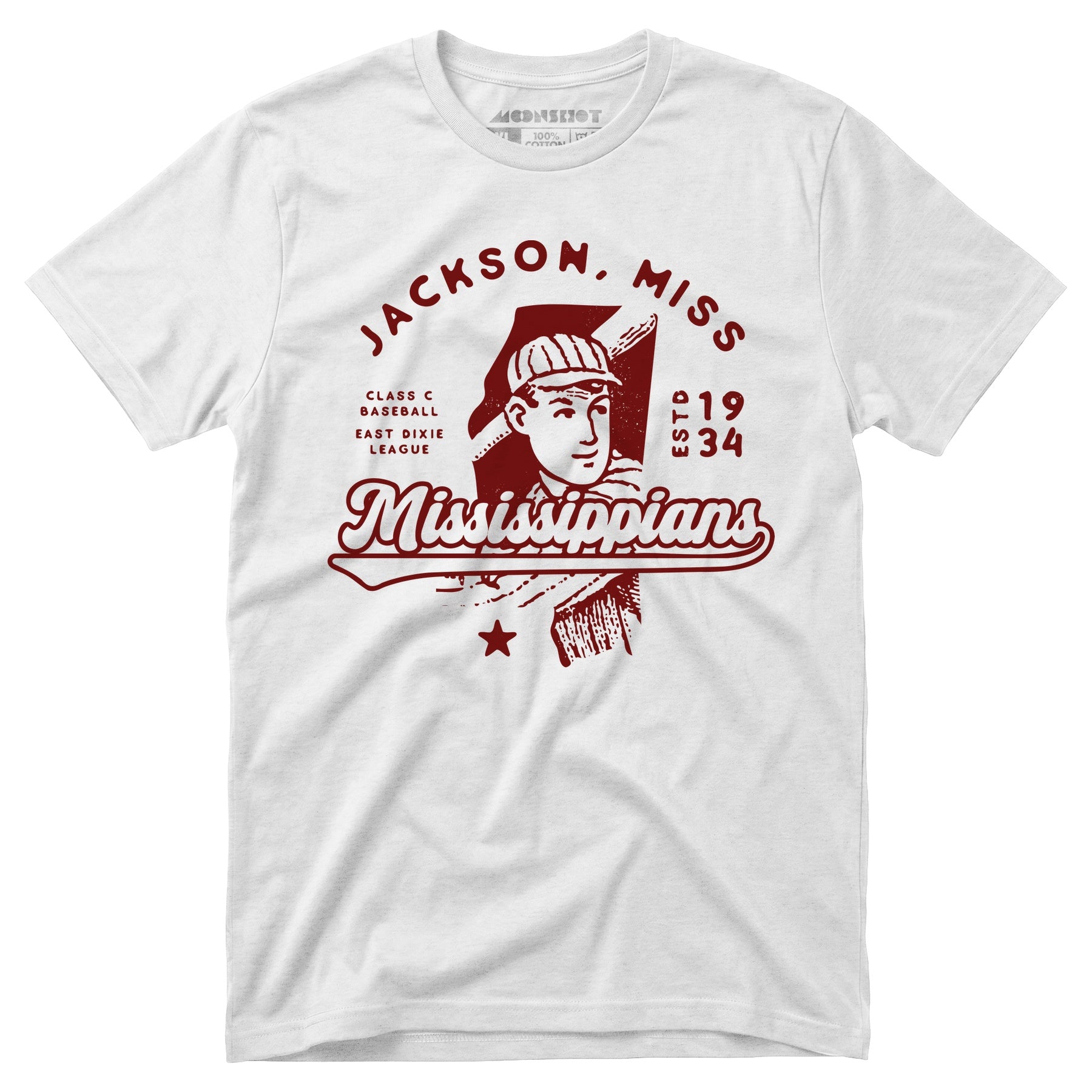 Jackson Mississippians - Mississippi - Vintage Defunct Baseball Teams - Unisex T-Shirt