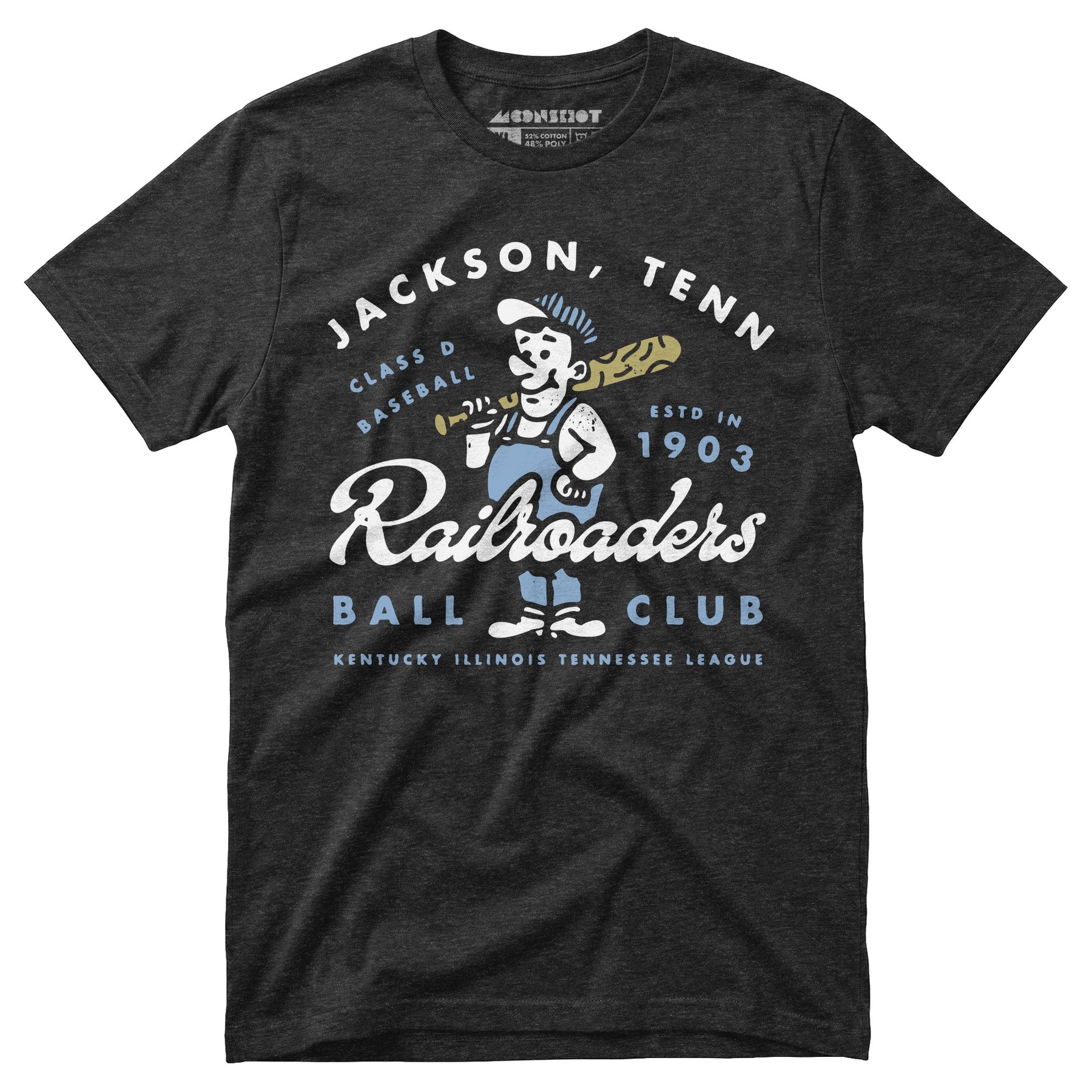 Jackson Railroaders - Tennessee - Vintage Defunct Baseball Teams - Unisex T-Shirt