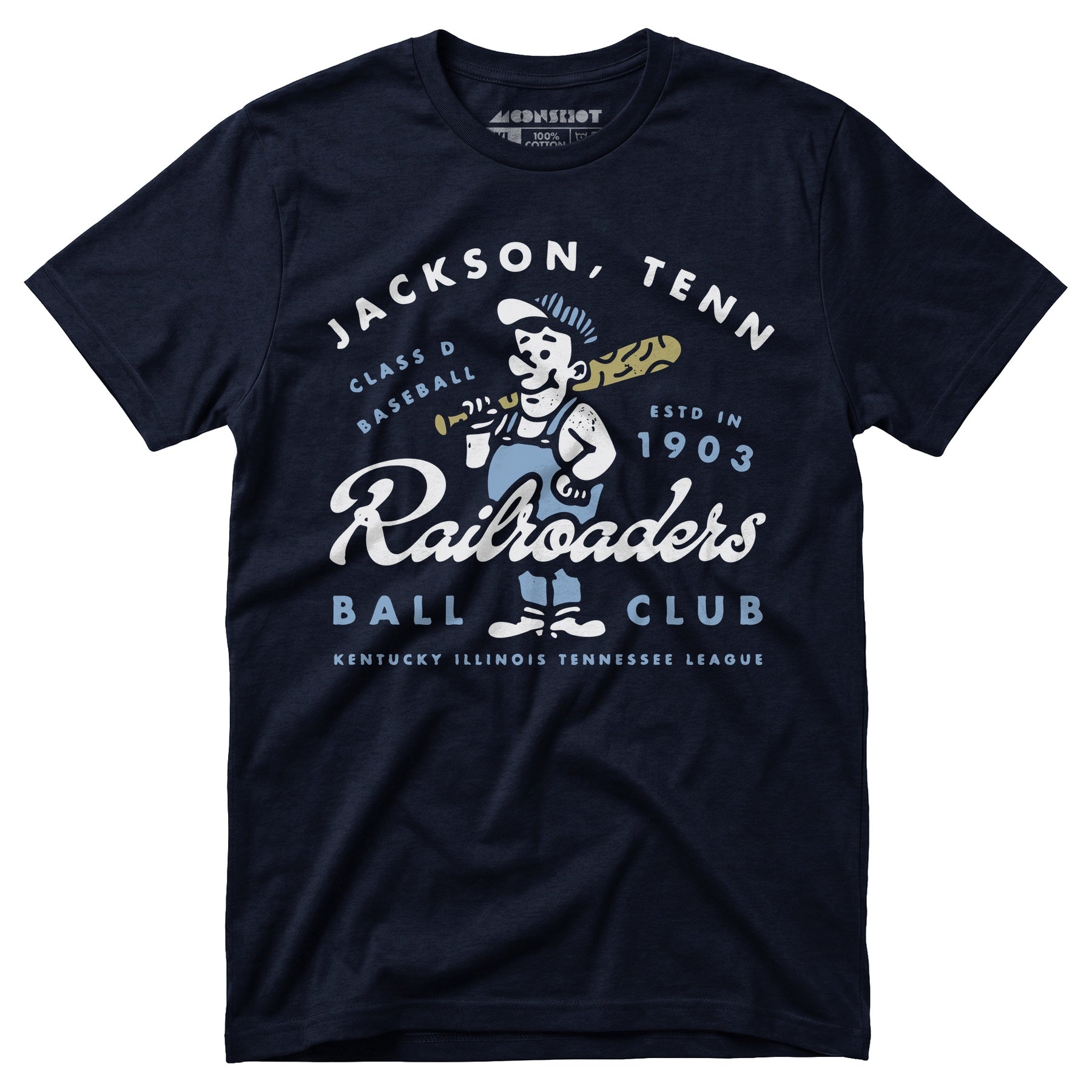 Jackson Railroaders - Tennessee - Vintage Defunct Baseball Teams - Unisex T-Shirt