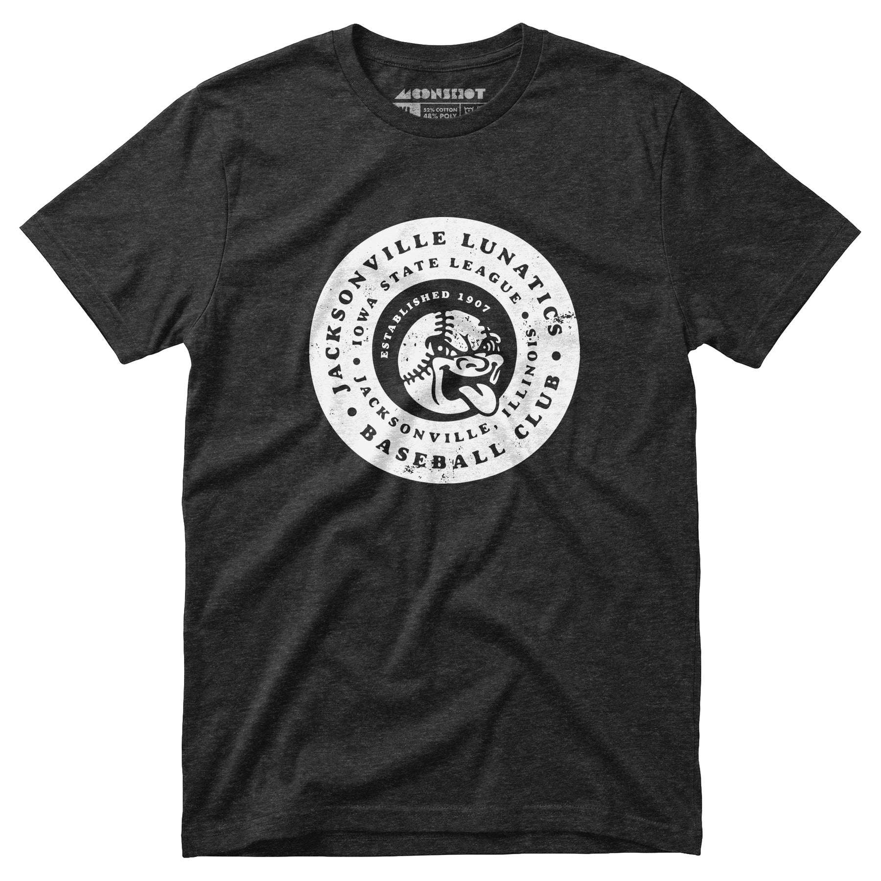 Jacksonville Lunatics - Illinois - Vintage Defunct Baseball Teams - Unisex T-Shirt