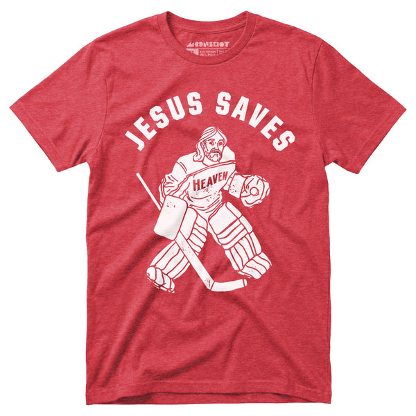 Jesus Saves - Hockey - Unisex T-Shirt – m00nshot