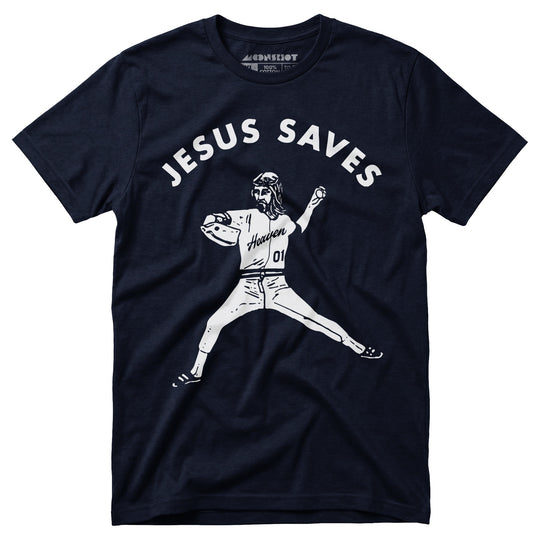 Jesus Saves - Lefty - Unisex T-Shirt