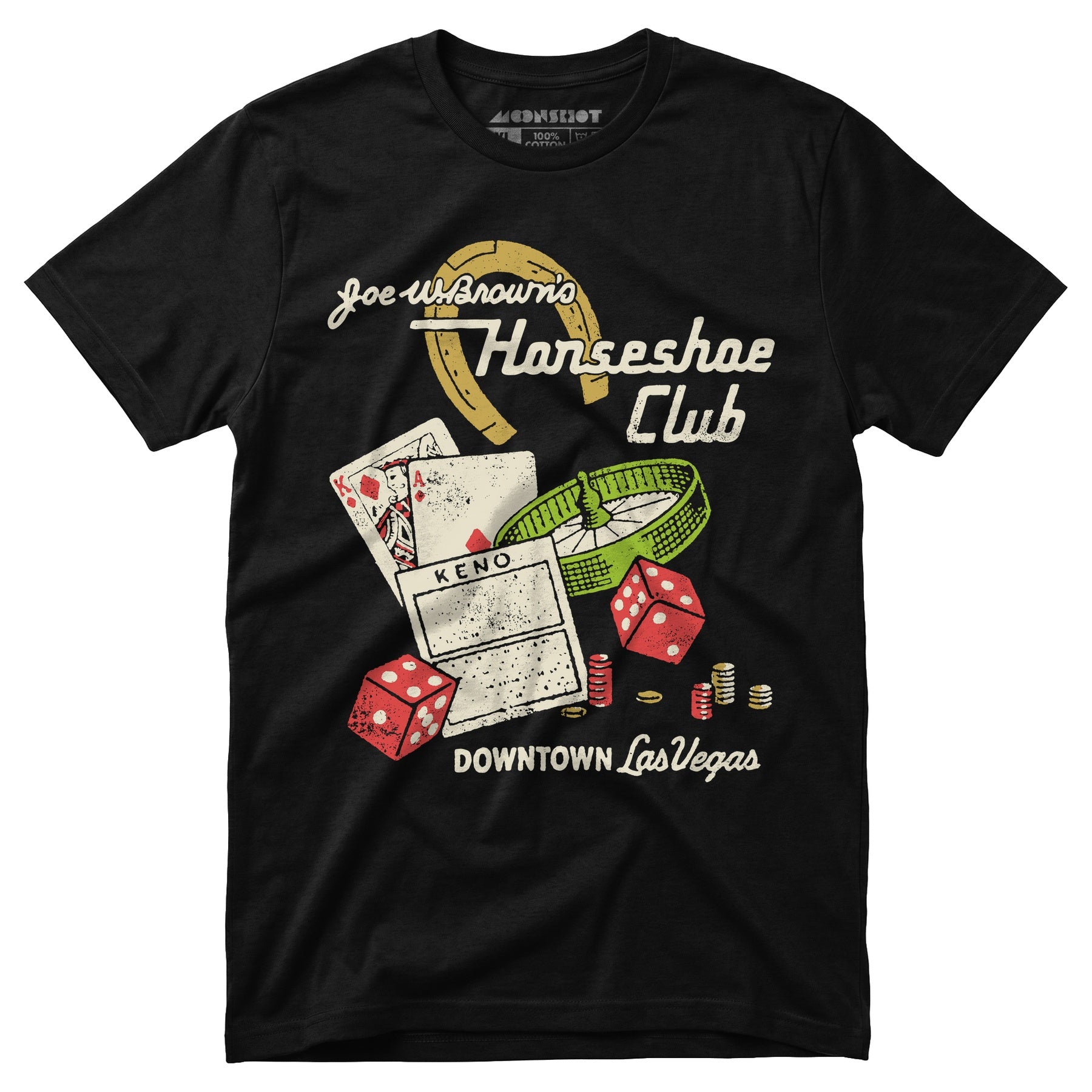 Joe W. Brown's Horseshoe Club - Vintage Las Vegas - Unisex T-Shirt