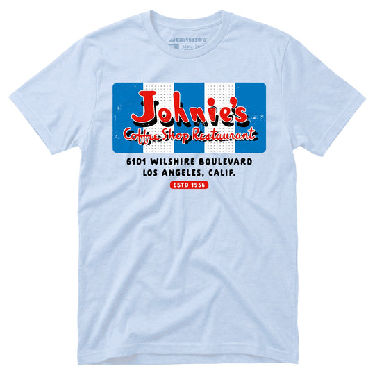 Johnie's Coffee Shop - Los Angeles, CA - Vintage Restaurant - Unisex T-Shirt