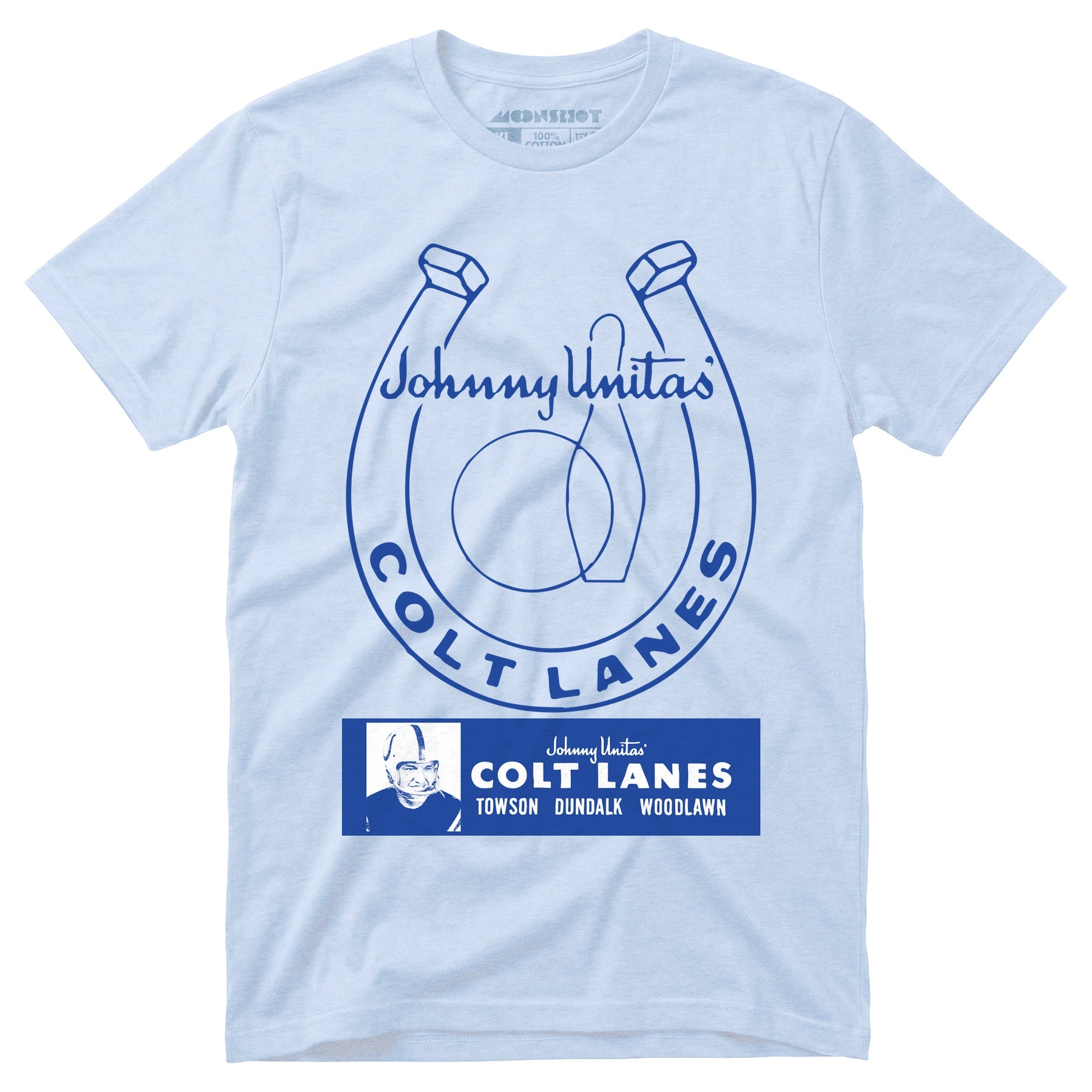 Johnny Unitas Colt Lanes - Maryland - Vintage Bowling Alley - Unisex T-Shirt