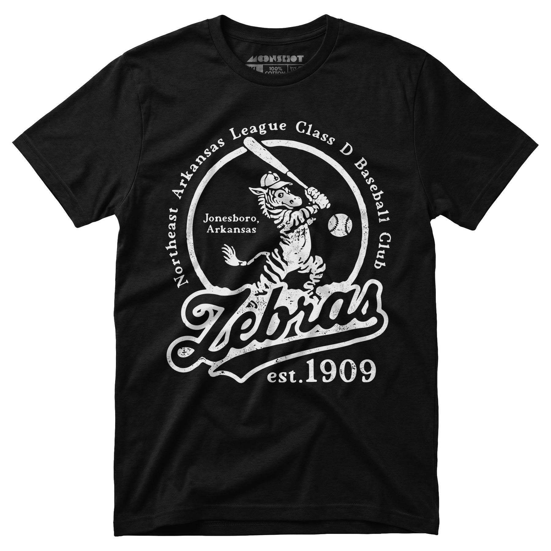 Jonesboro Zebras - Arkansas - Vintage Defunct Baseball Teams - Unisex T-Shirt