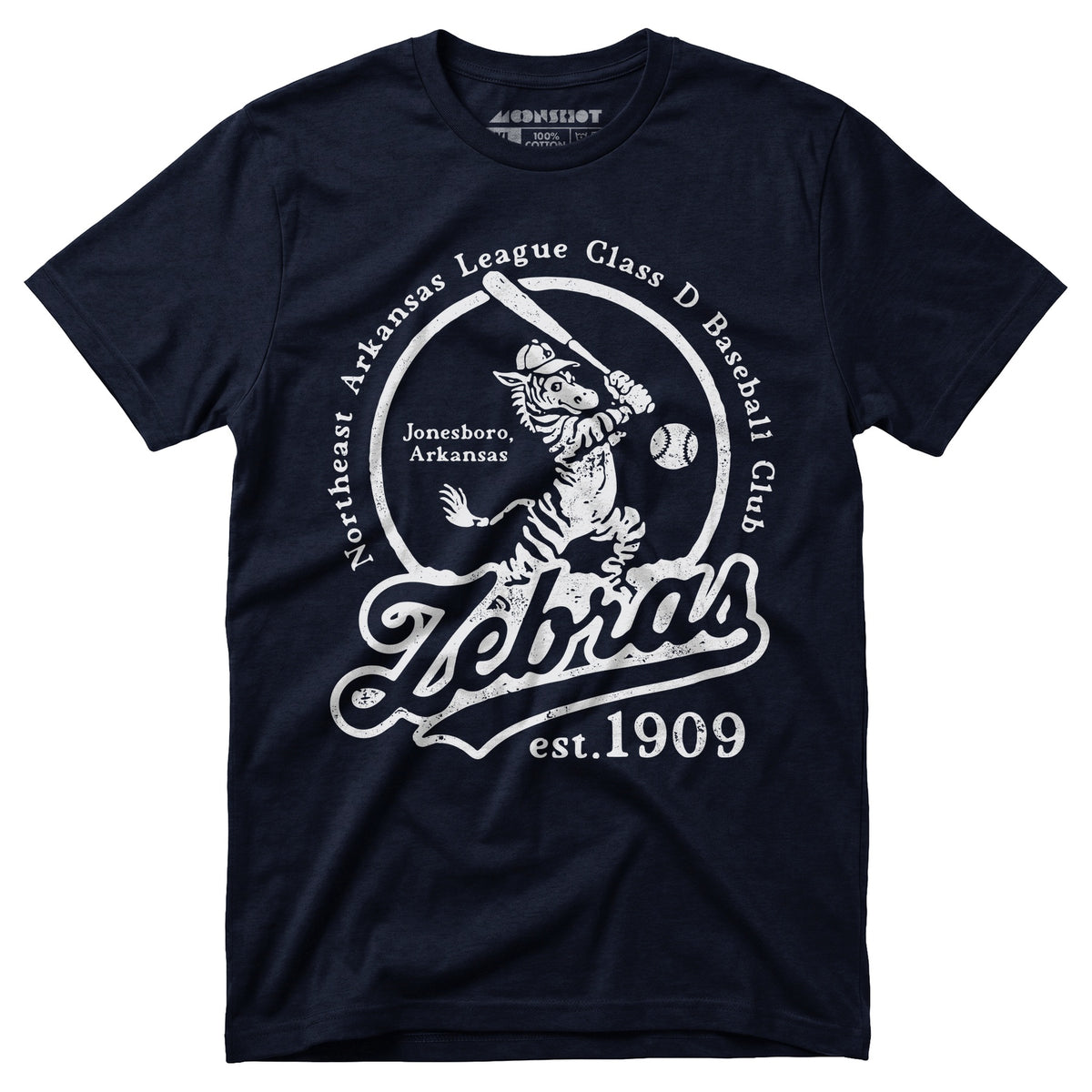 Jonesboro Zebras - Arkansas - Vintage Defunct Baseball Teams - Unisex T ...