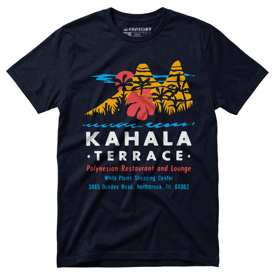 Kahala Terrace - White Plains, IL - Vintage Tiki Bar - Unisex T-Shirt