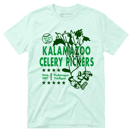 Kalamazoo Celery Pickers - Michigan - Vintage Defunct Baseball Teams - Unisex T-Shirt