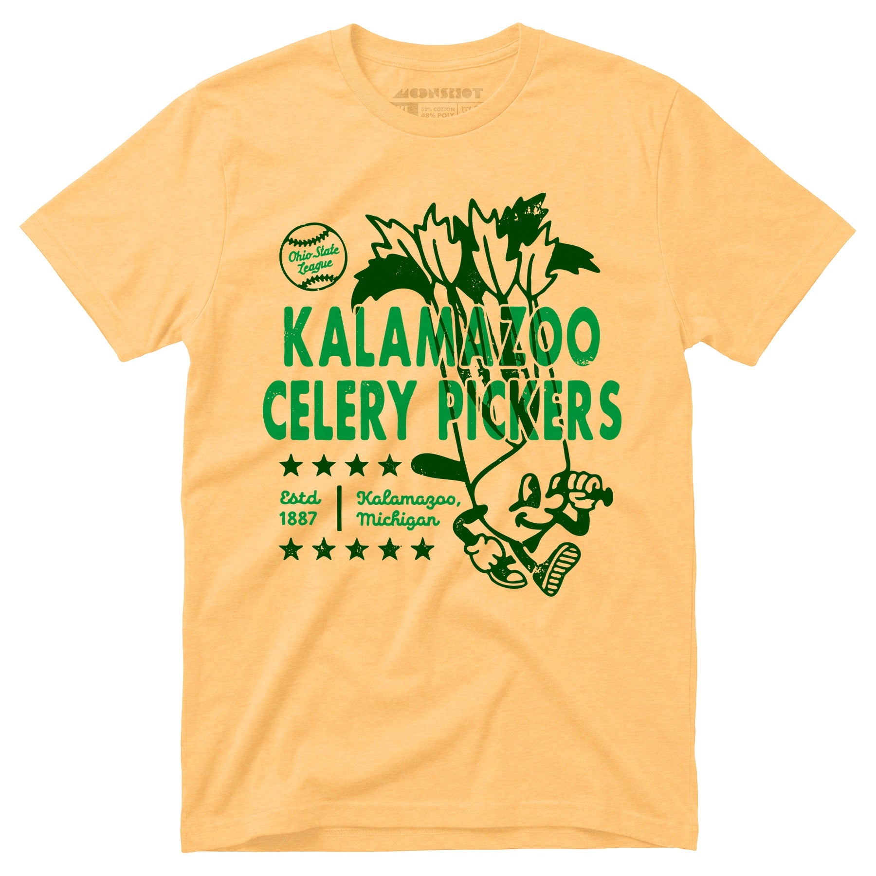Kalamazoo Celery Pickers - Michigan - Vintage Defunct Baseball Teams - Unisex T-Shirt