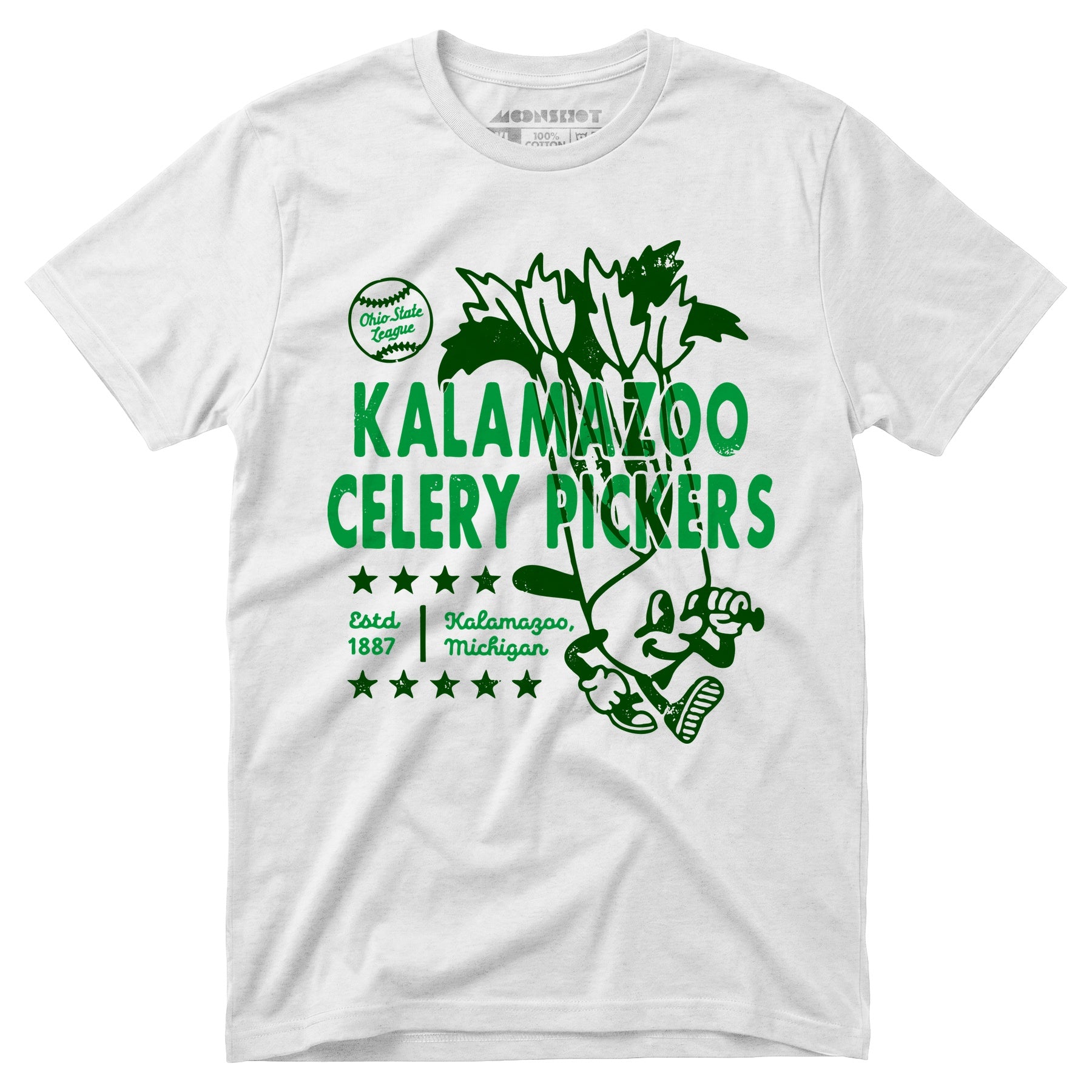 Kalamazoo Celery Pickers - Michigan - Vintage Defunct Baseball Teams - Unisex T-Shirt