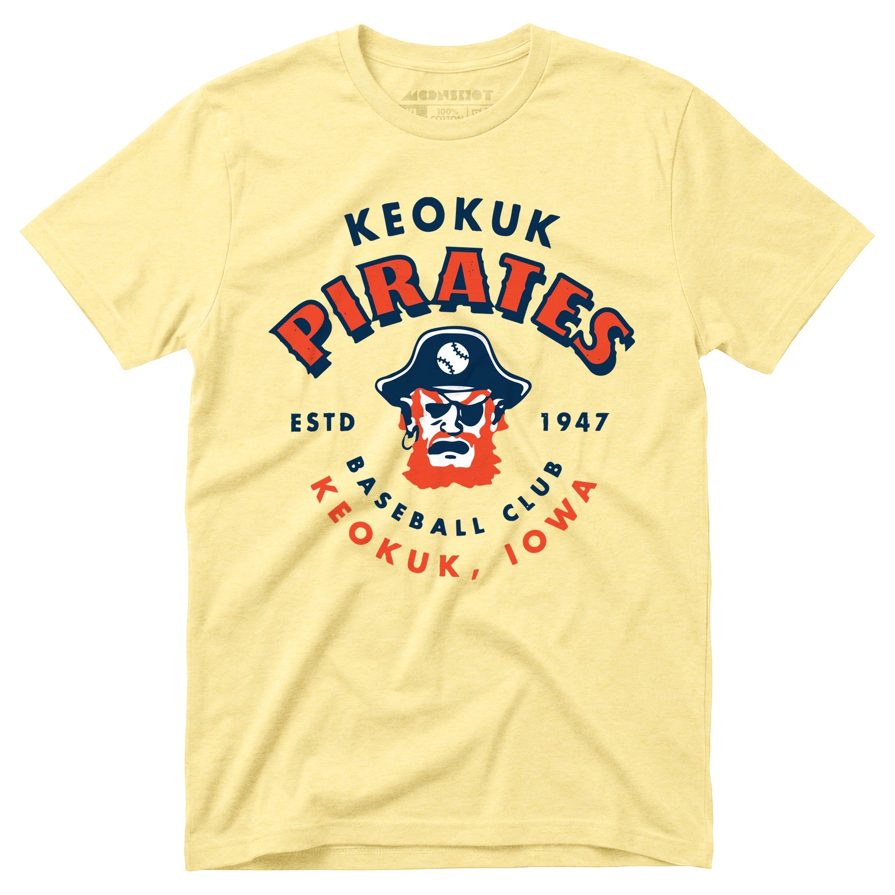Keokuk Pirates - Iowa - Vintage Defunct Baseball Teams - Unisex T-Shirt