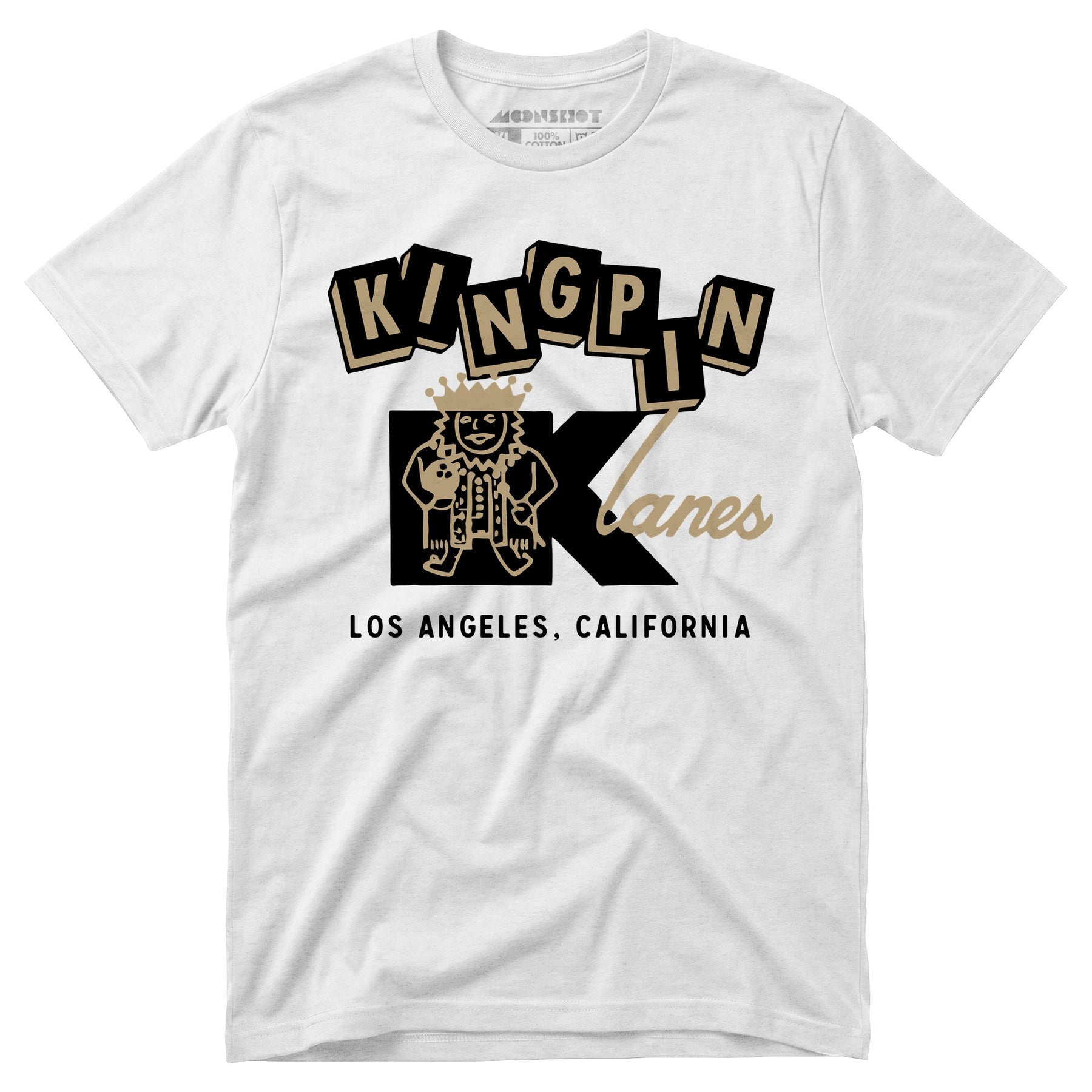 Kingpin Lanes - Los Angeles, CA - Vintage Bowling Alley - Unisex T-Shirt